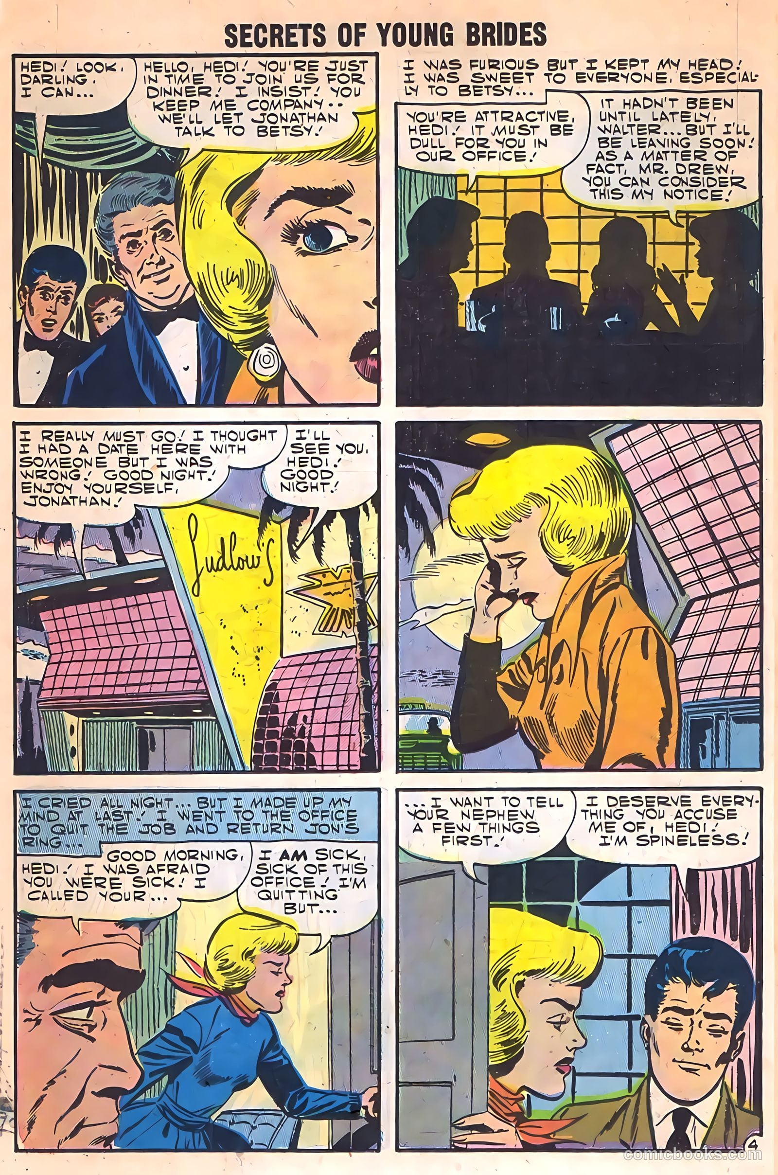 Secrets of Young Brides #6 (1957) — page 26 of 37
