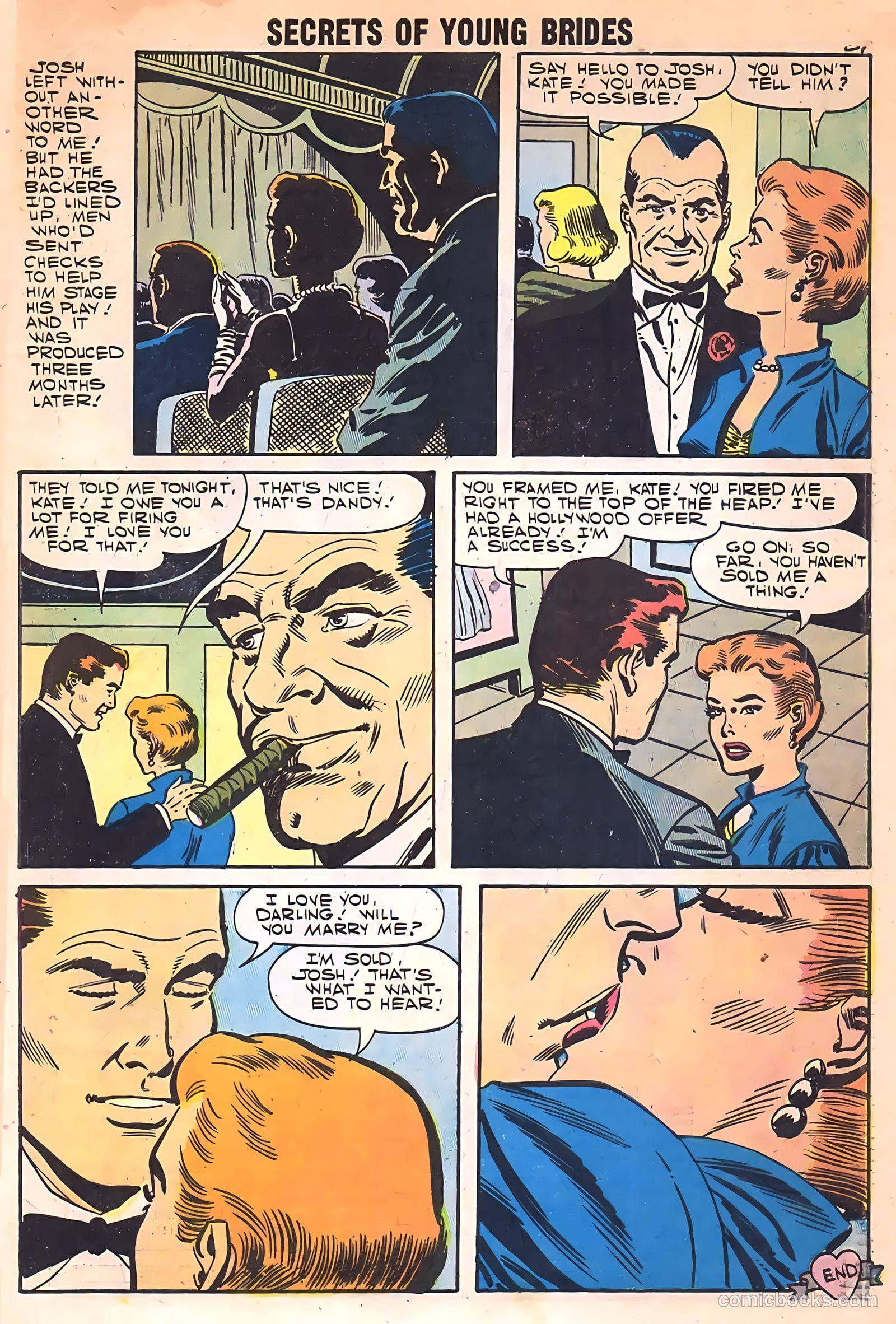 Secrets of Young Brides #6 (1957) — page 33 of 37