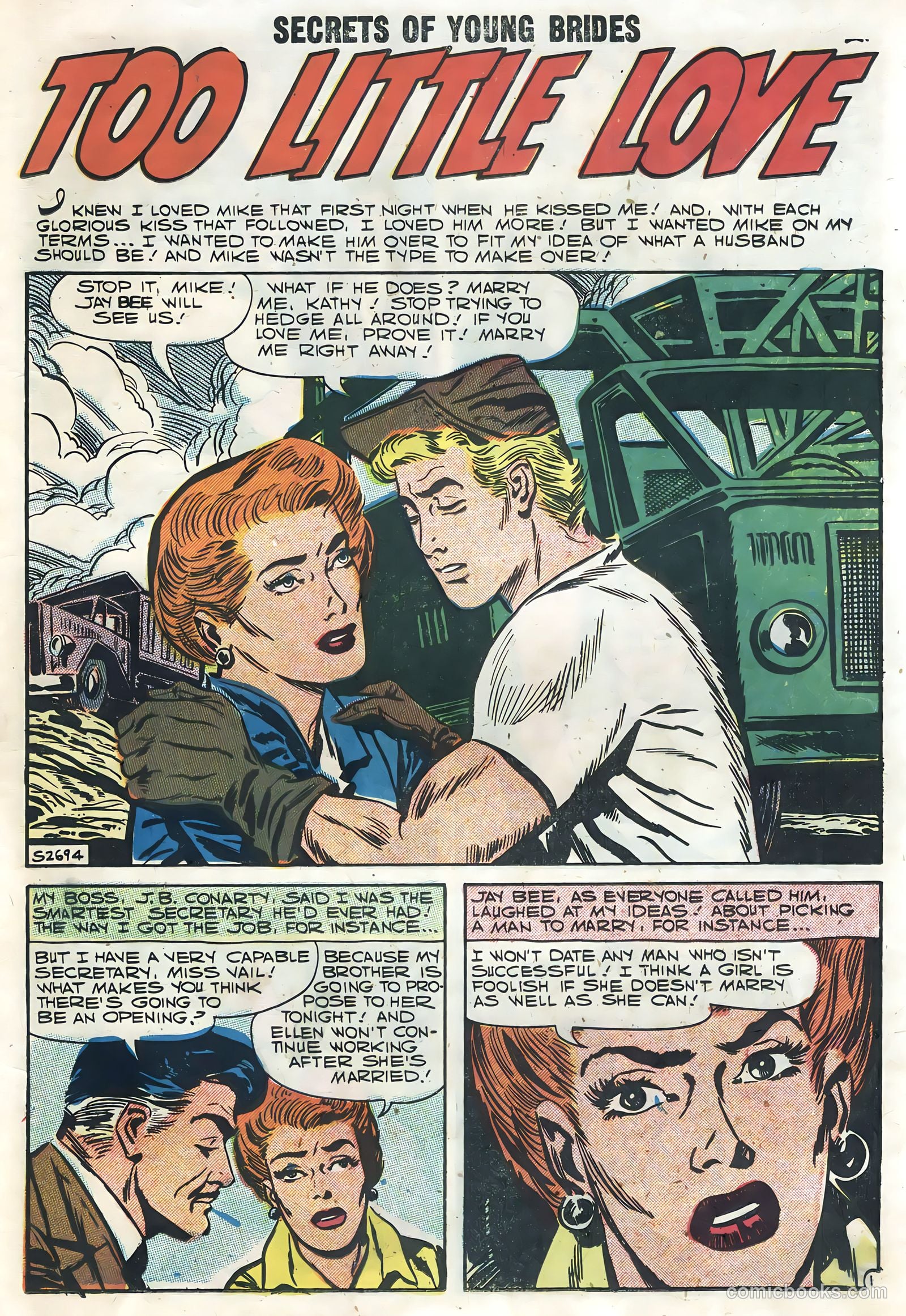 Secrets of Young Brides #7 (1958) — page 23 of 36