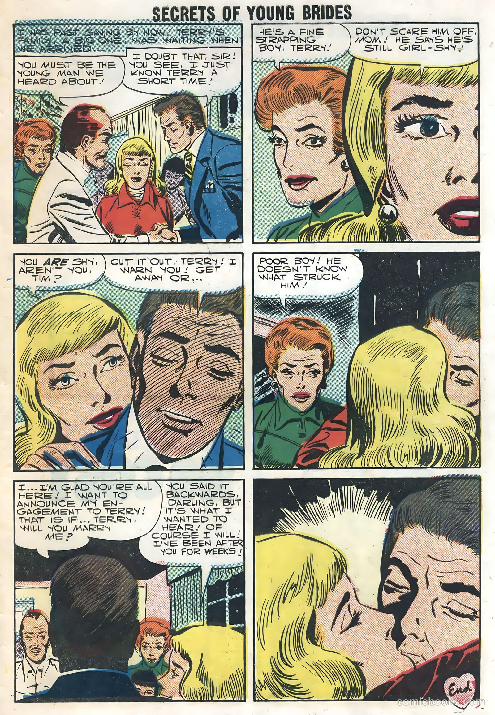 Secrets of Young Brides #7 (1958) — page 33 of 36