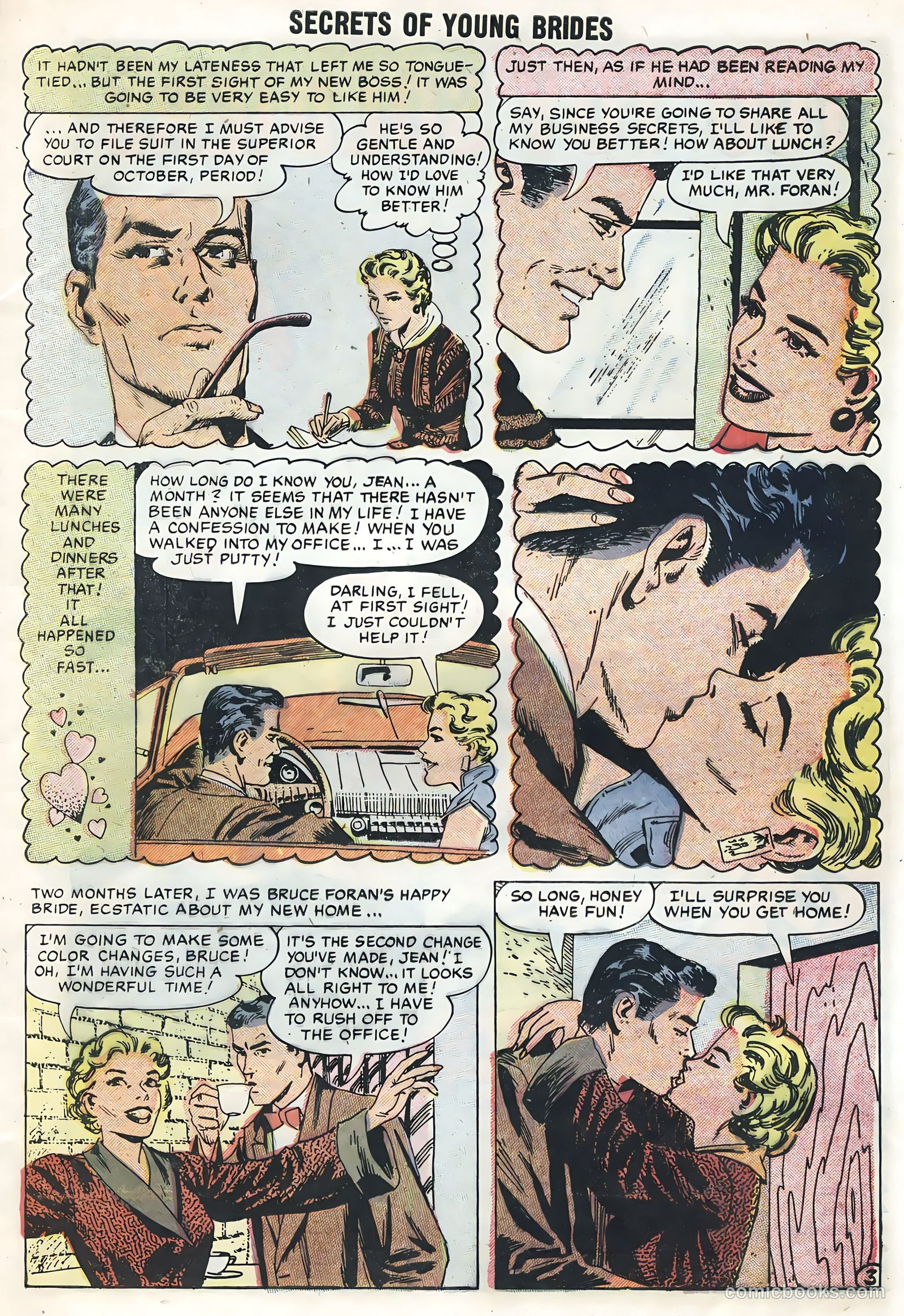 Secrets of Young Brides #8 (1958) — page 5 of 36