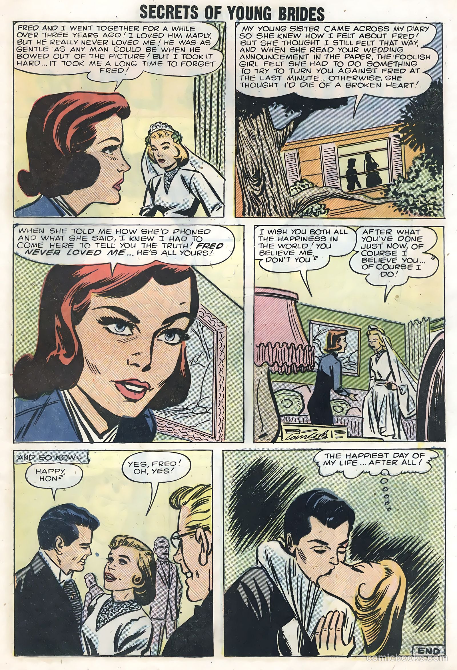 Secrets of Young Brides #8 (1958) — page 25 of 36