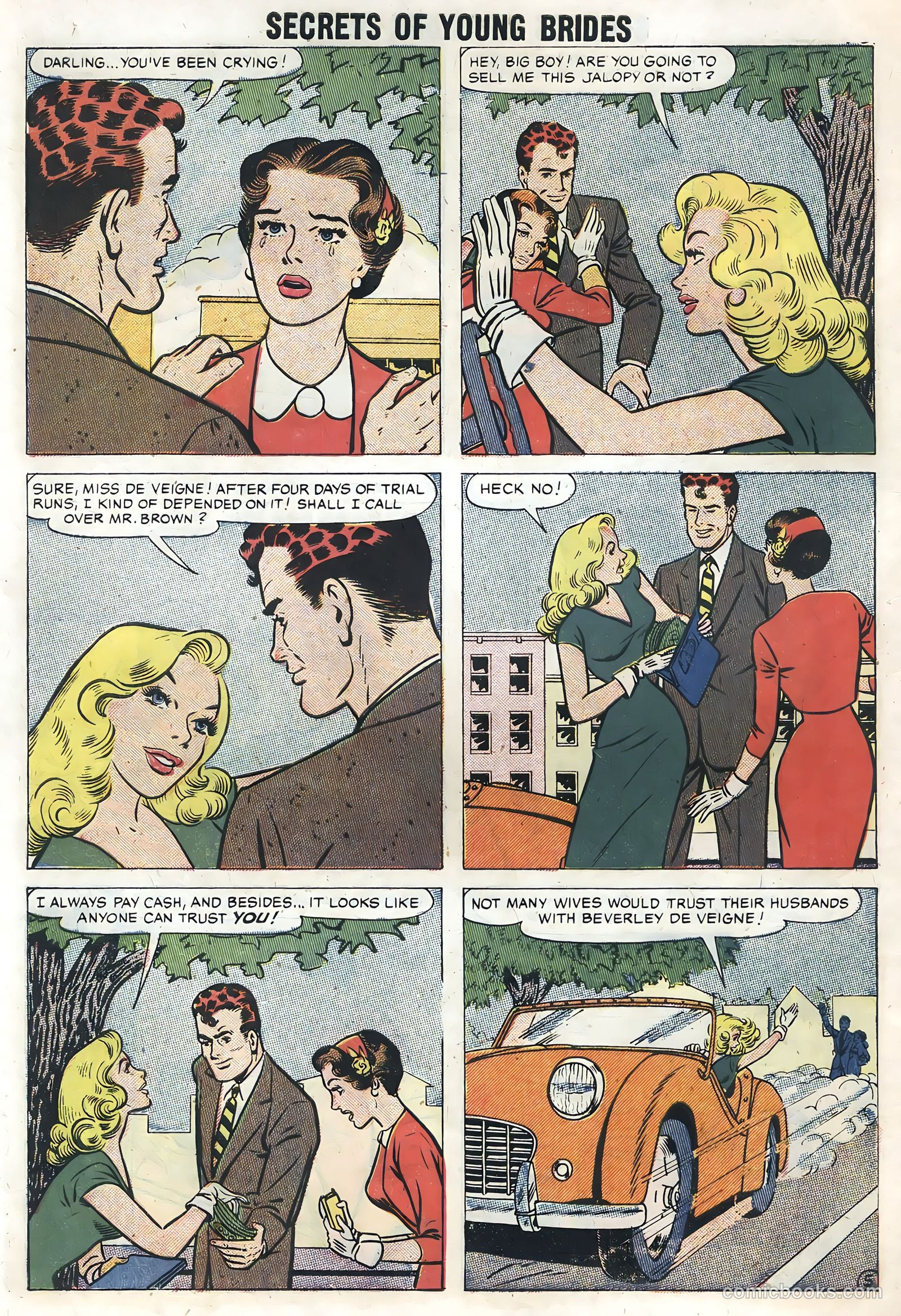 Secrets of Young Brides #8 (1958) — page 30 of 36