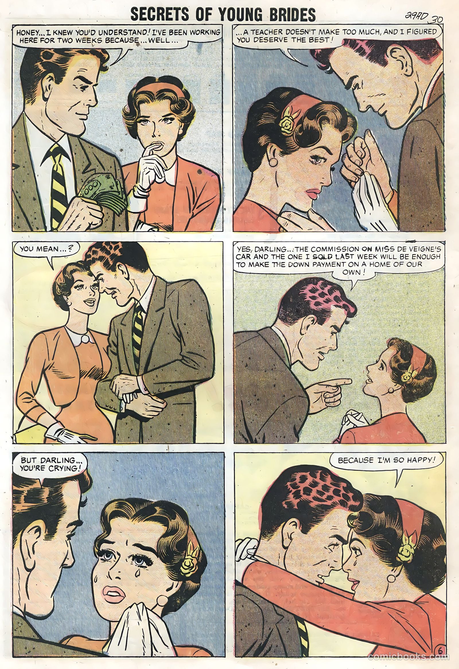 Secrets of Young Brides #8 (1958) — page 32 of 36