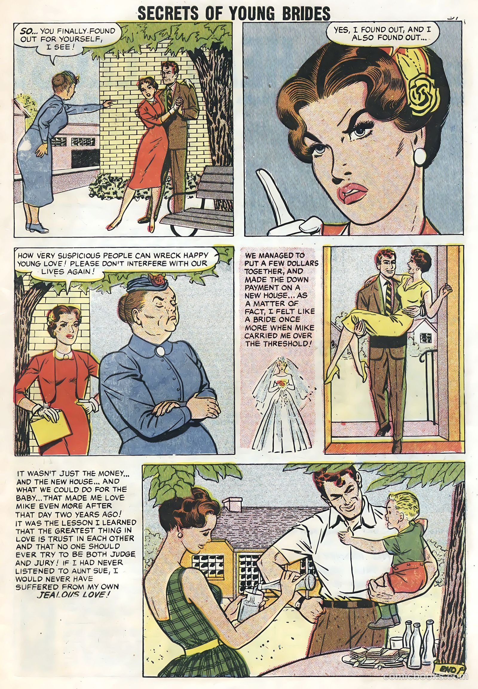 Secrets of Young Brides #8 (1958) — page 33 of 36
