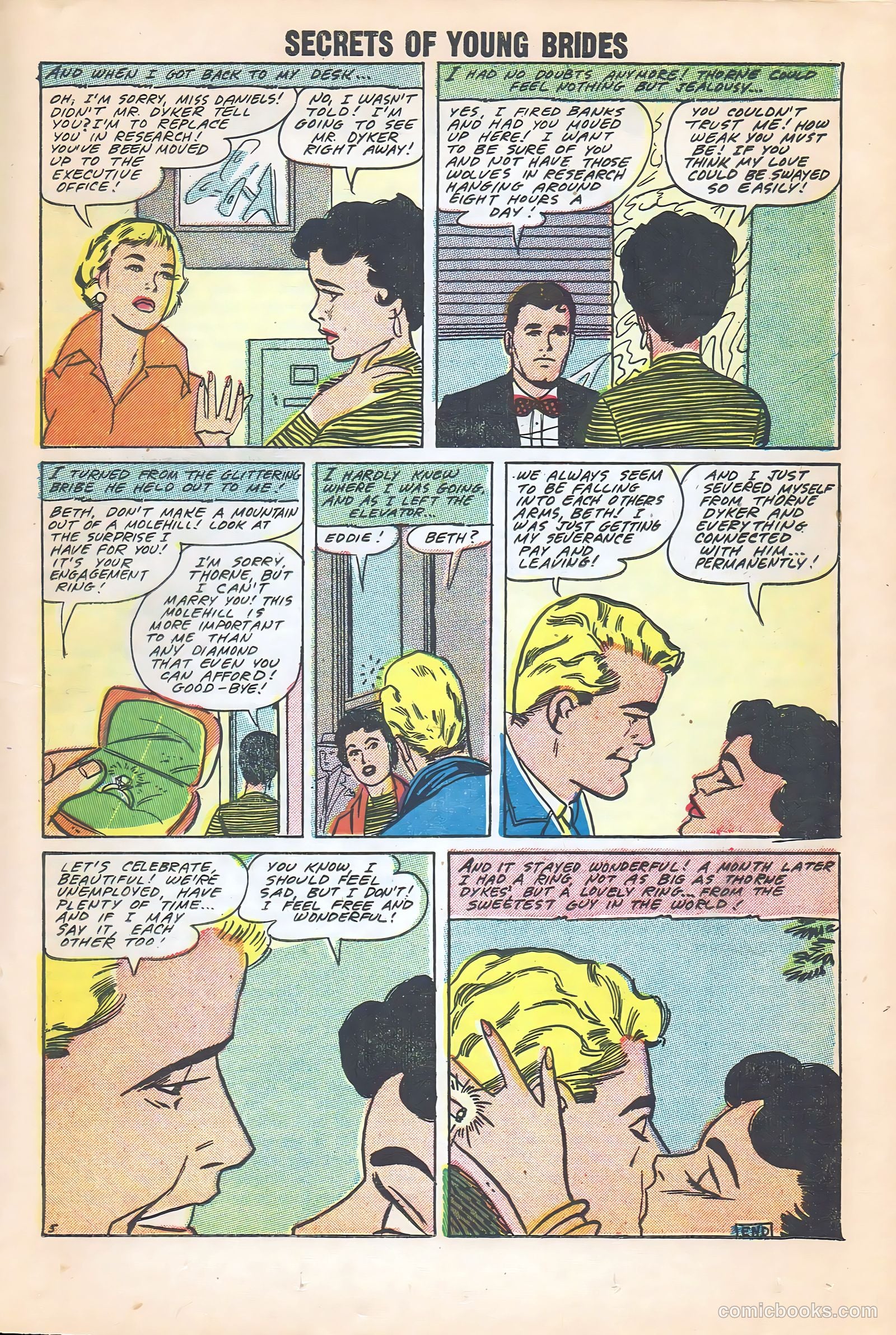 Secrets of Young Brides #9 (1958) — page 19 of 36