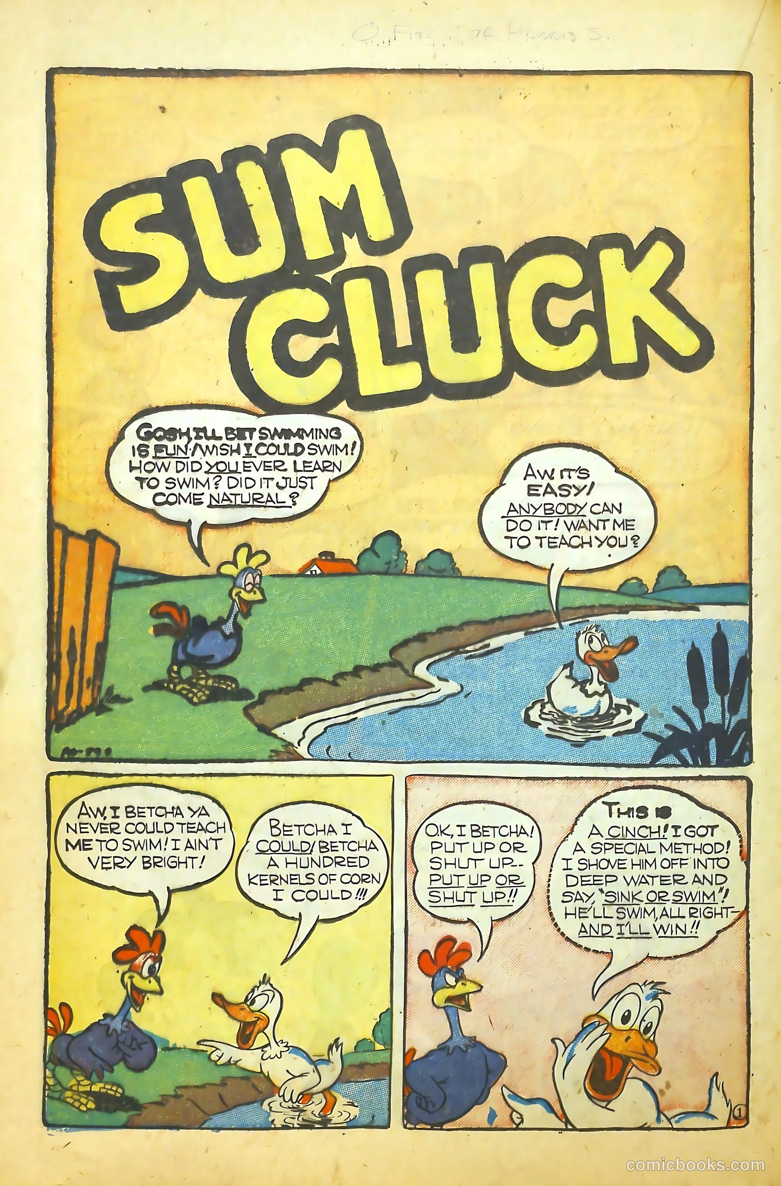 Barnyard Comics #10 (1947) — page 32 of 52