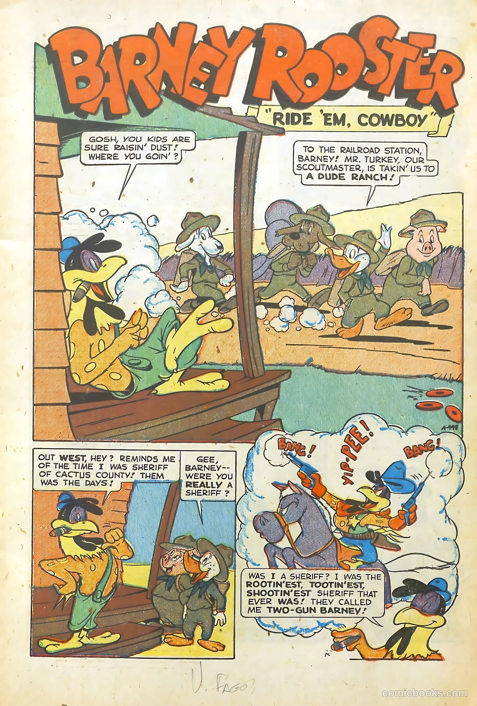 Barnyard Comics #24 (1949) — page 3 of 36