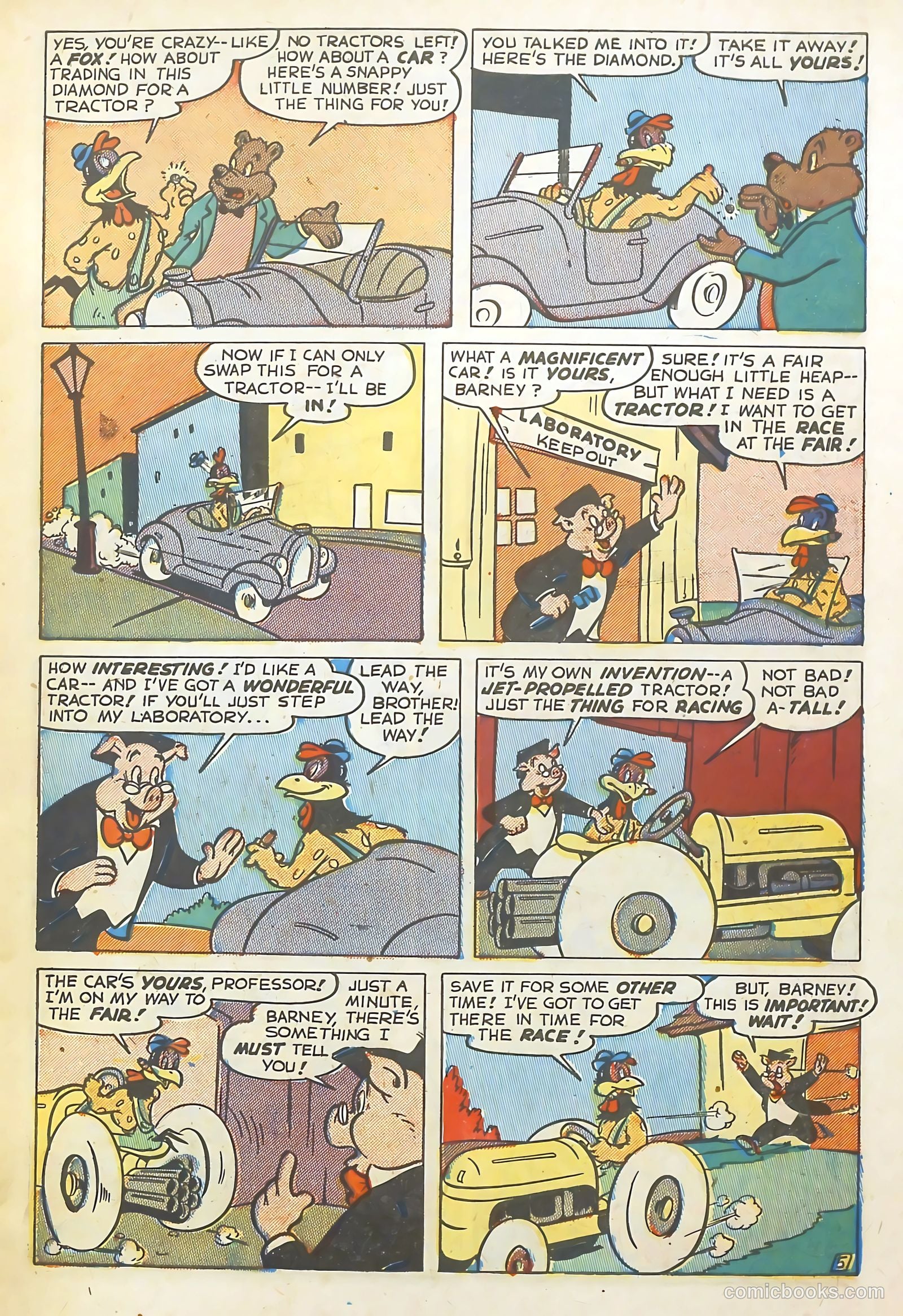 Barnyard Comics #25 (1949) — page 7 of 36