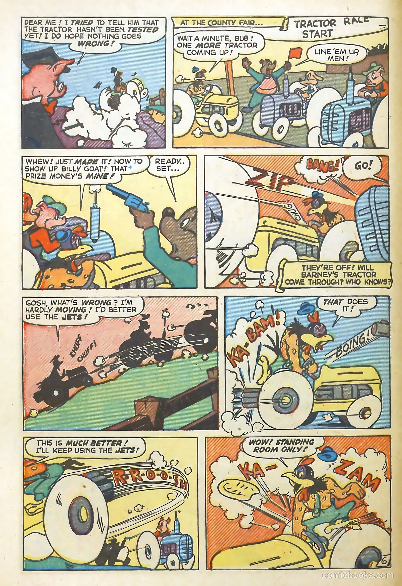 Barnyard Comics #25 (1949) — page 8 of 36