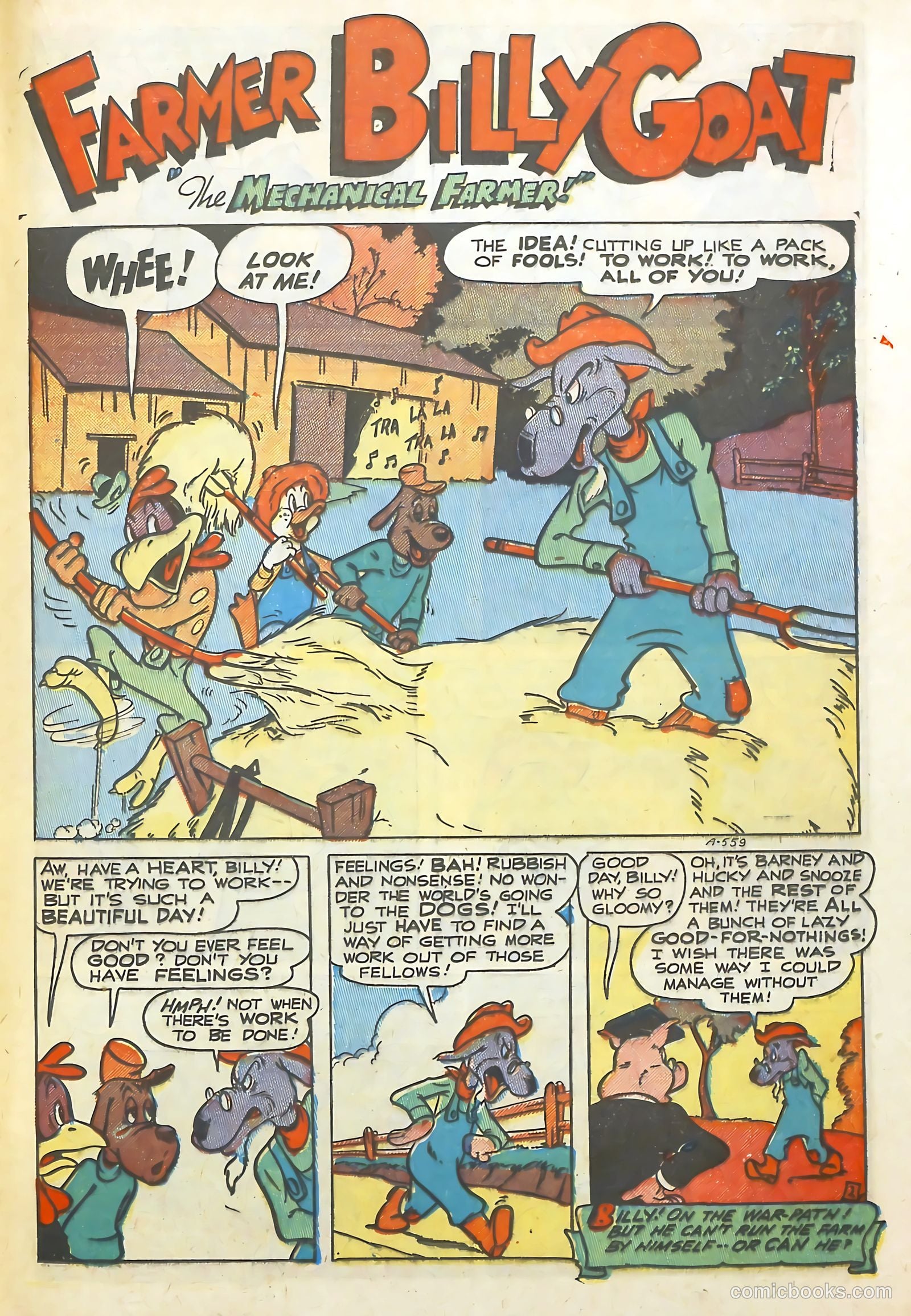 Barnyard Comics #25 (1949) — page 21 of 36