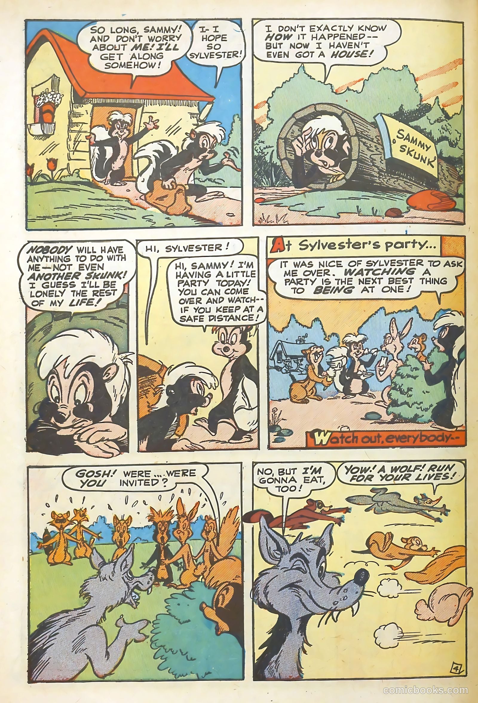 Barnyard Comics #25 (1949) — page 30 of 36