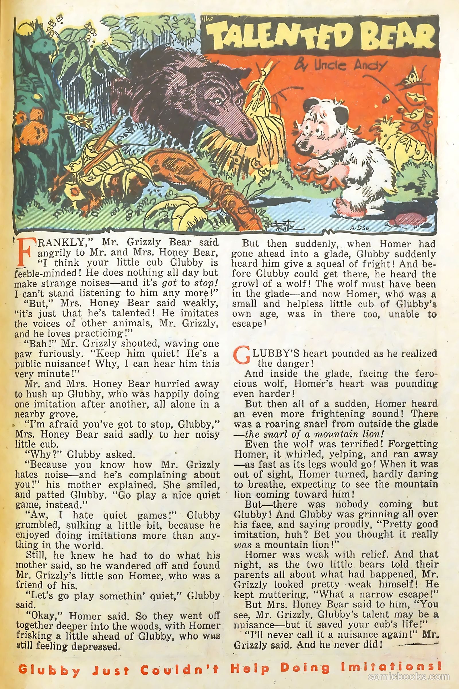 Barnyard Comics #25 (1949) — page 33 of 36