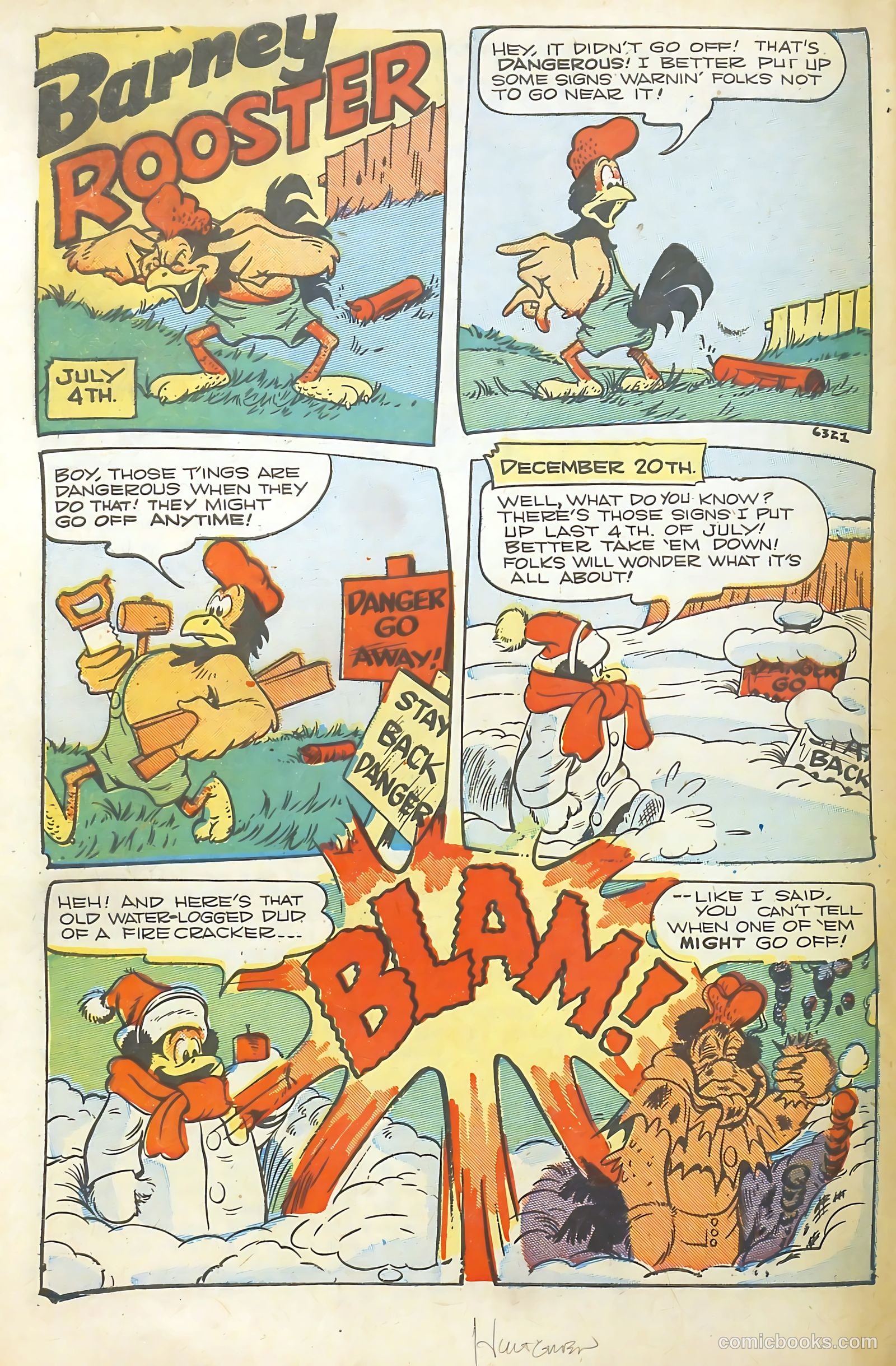 Barnyard Comics #25 (1949) — page 34 of 36