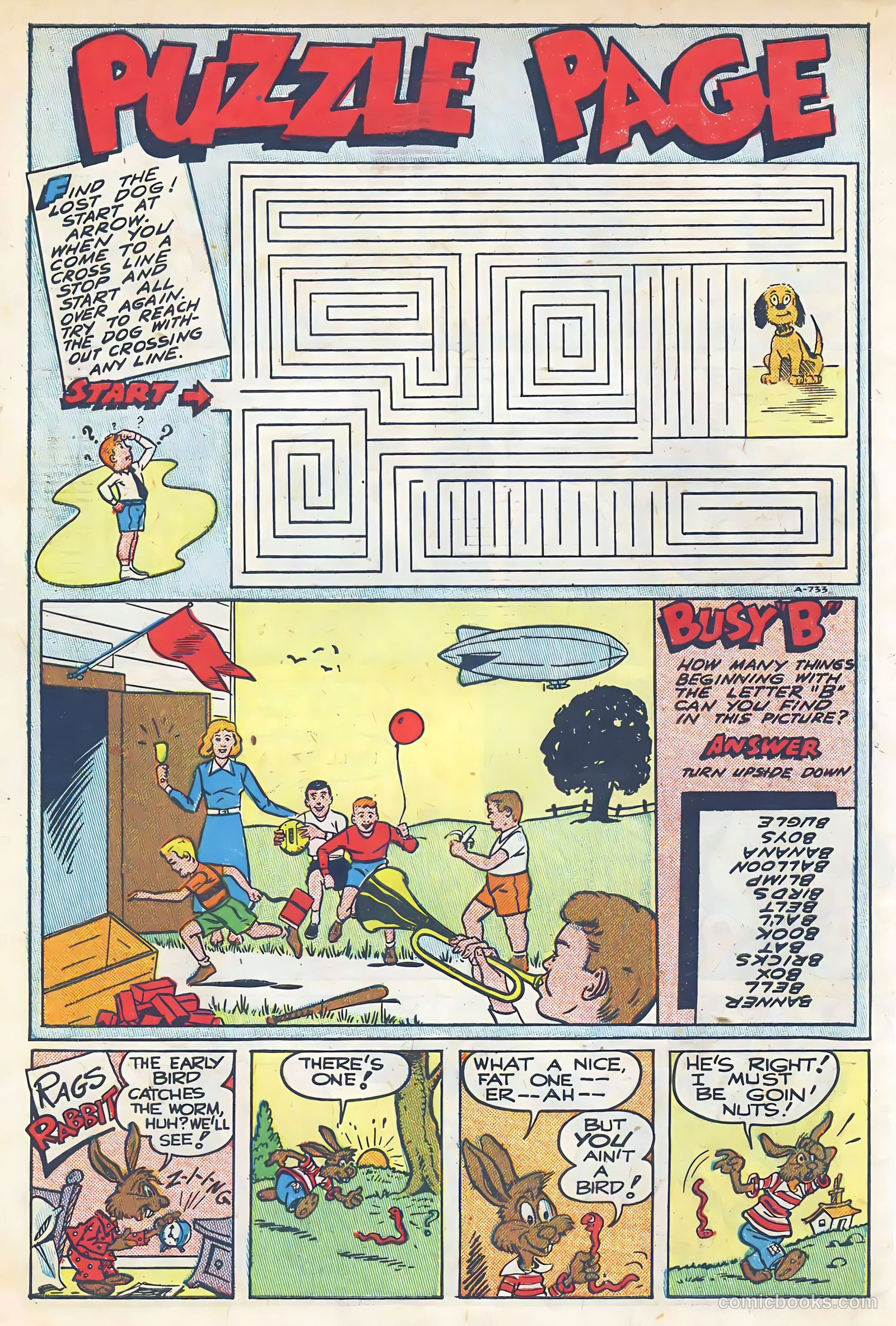 Barnyard Comics #28 (1950) — page 34 of 36