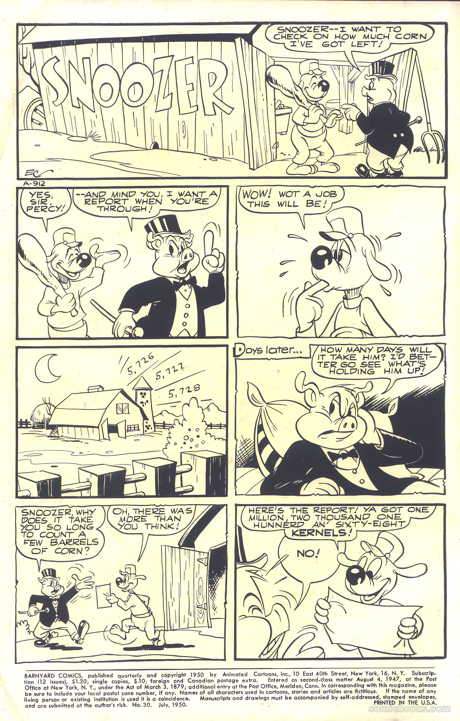 Barnyard Comics #30 (1950) — page 2 of 36