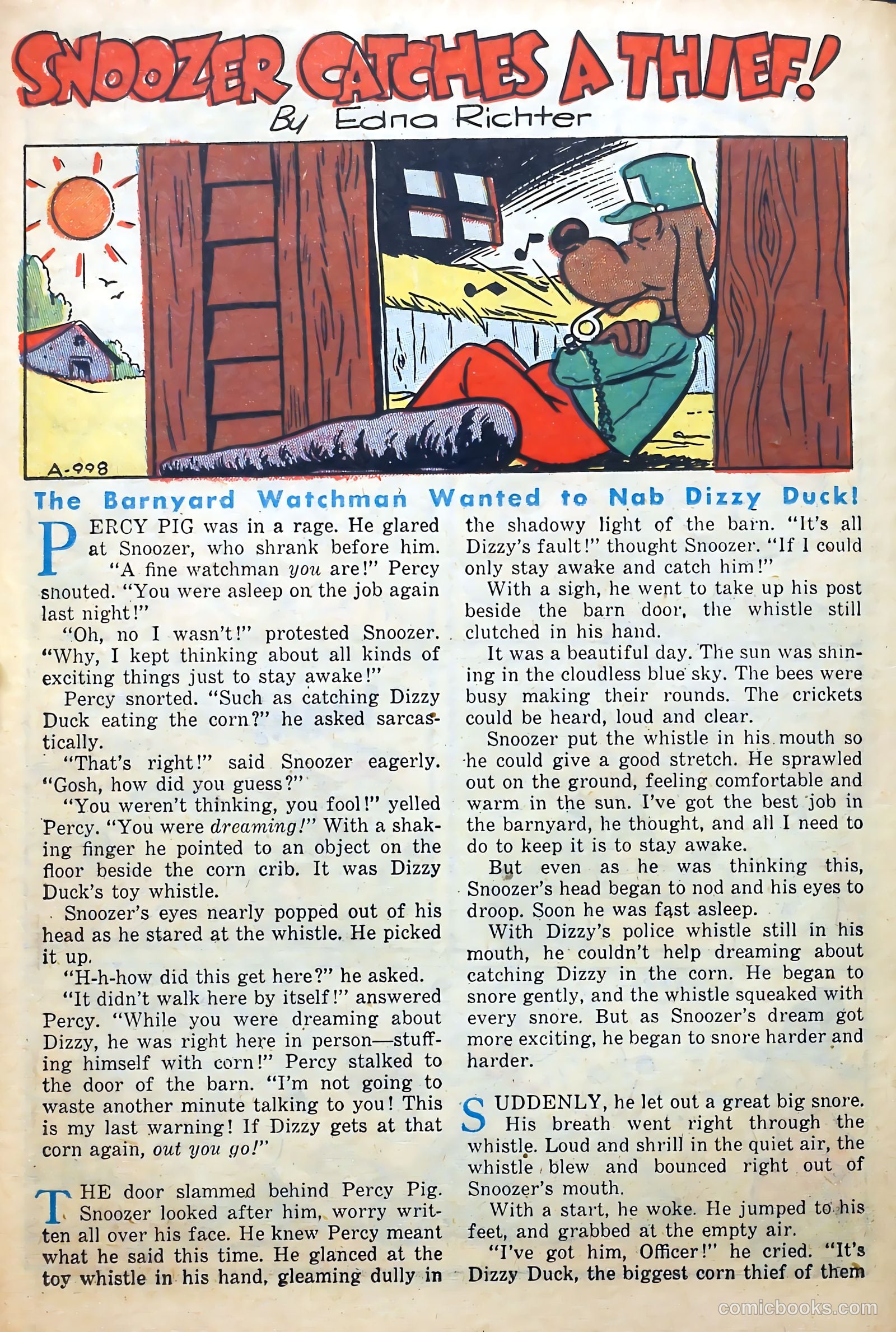 Barnyard Comics #31 (1950) — page 22 of 36