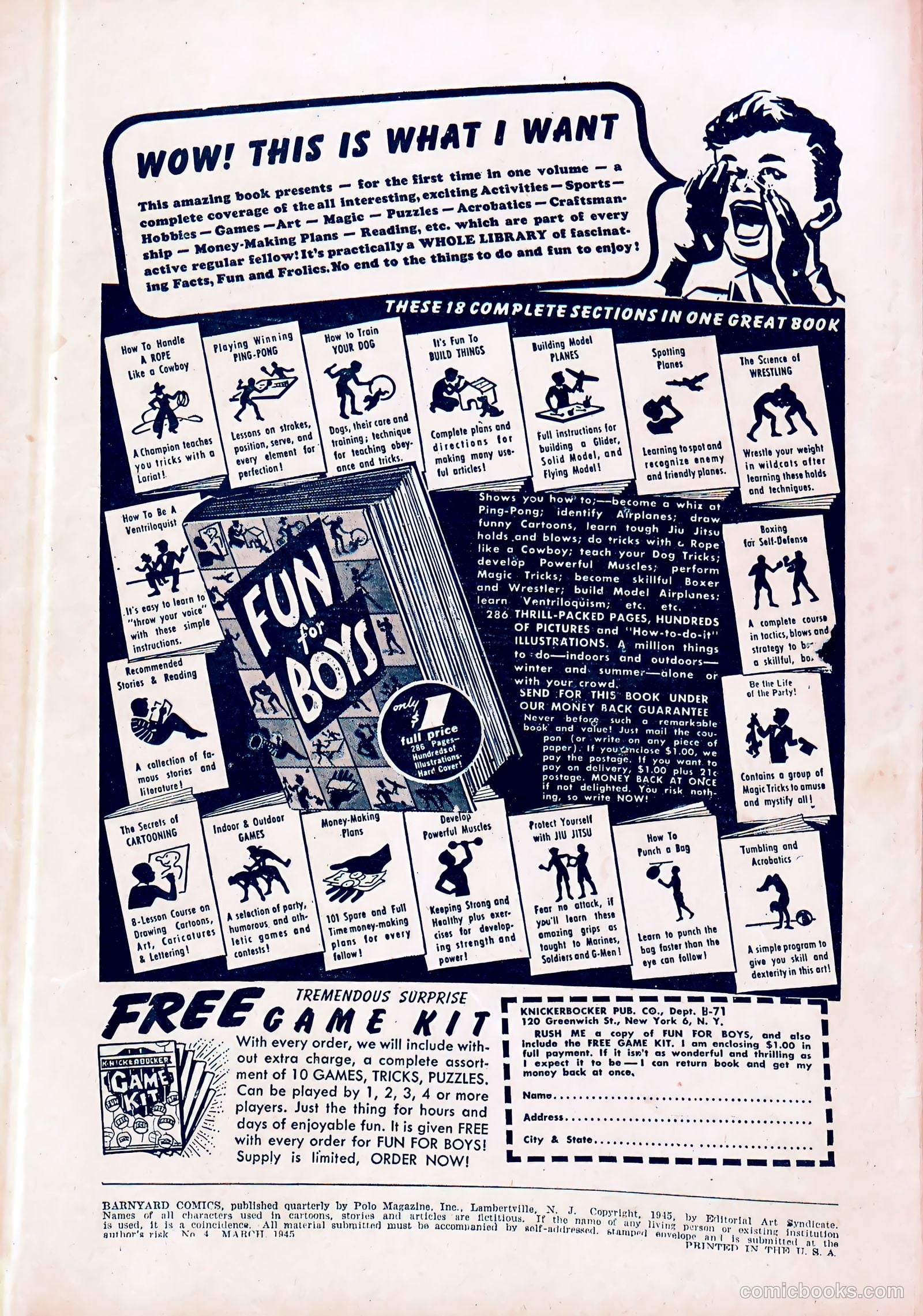 Barnyard Comics #4 (1945) — page 2 of 49