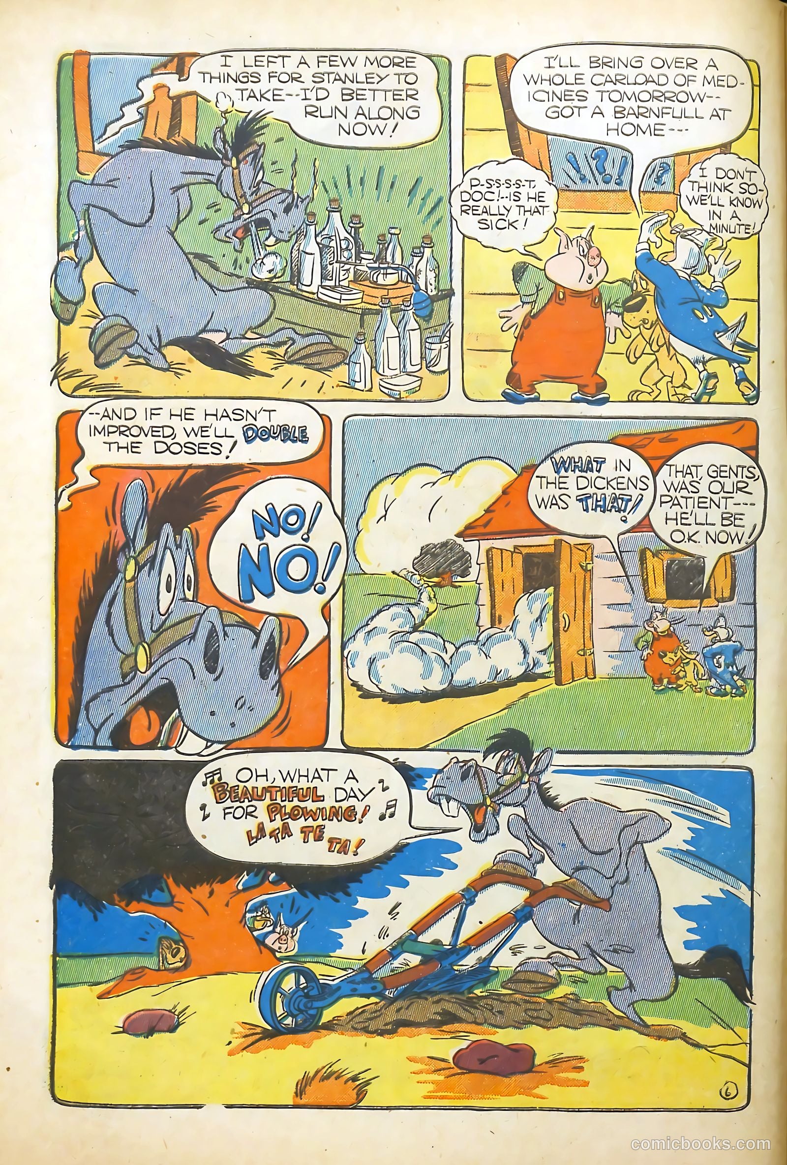 Barnyard Comics #5 (1945) — page 8 of 36