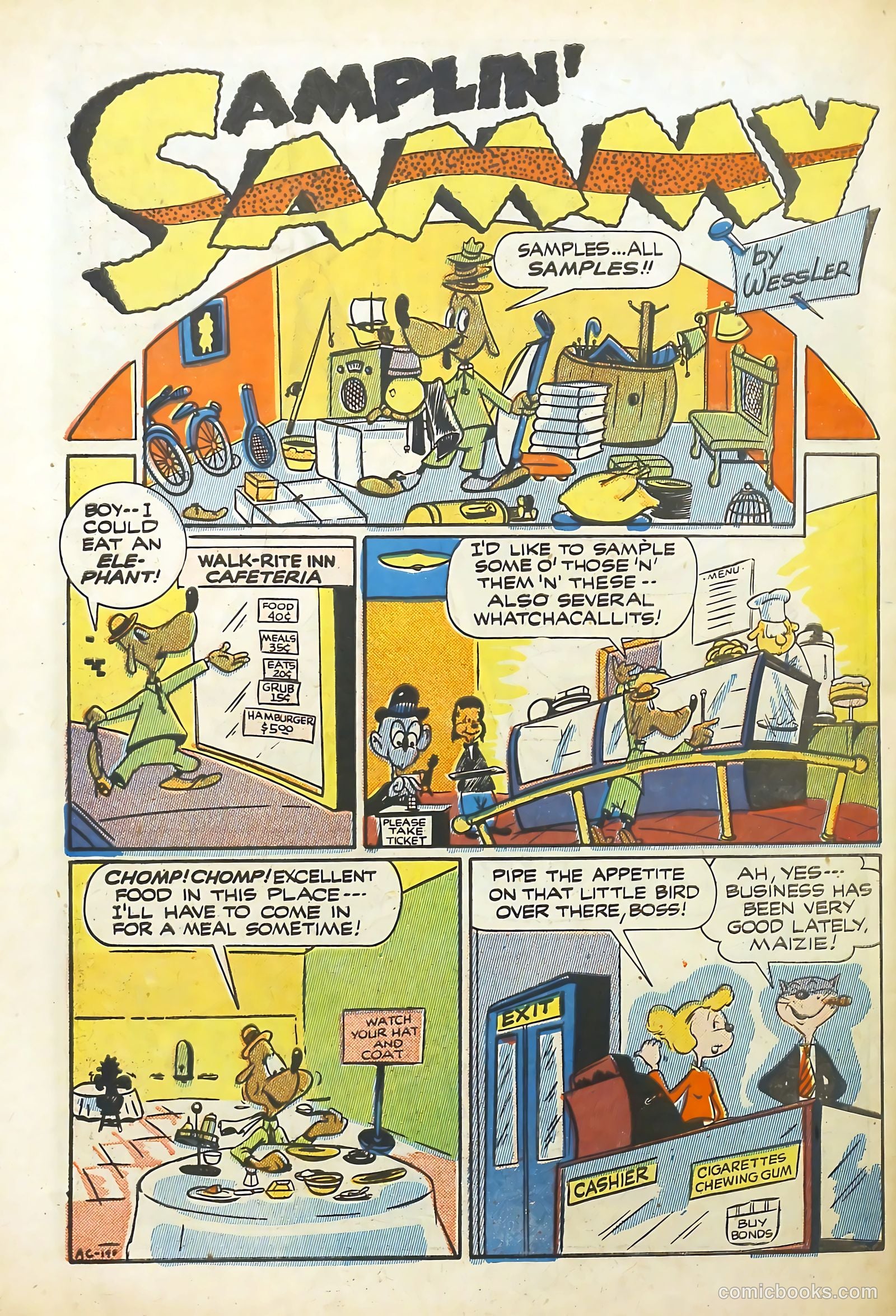 Barnyard Comics #5 (1945) — page 30 of 36