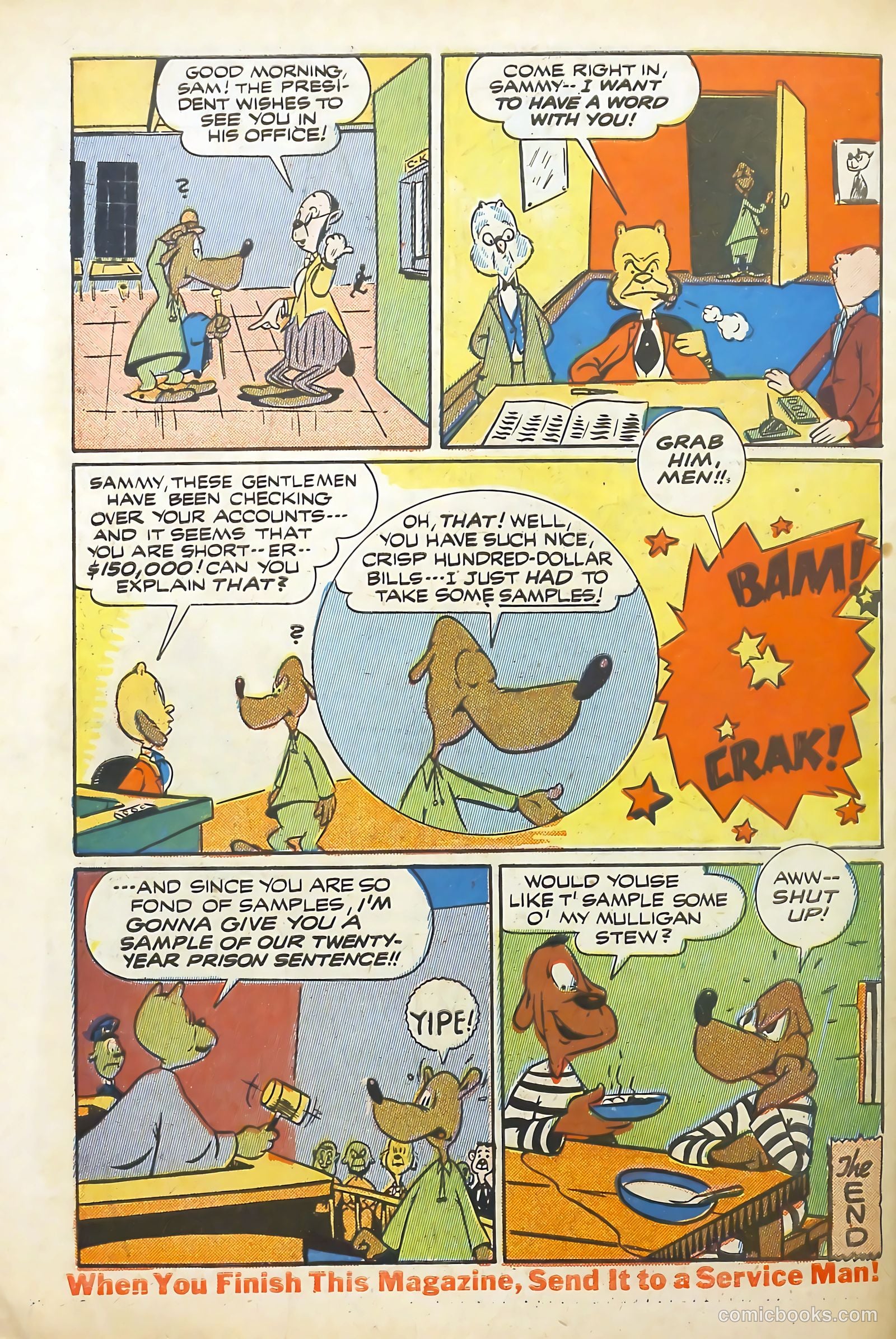 Barnyard Comics #5 (1945) — page 34 of 36