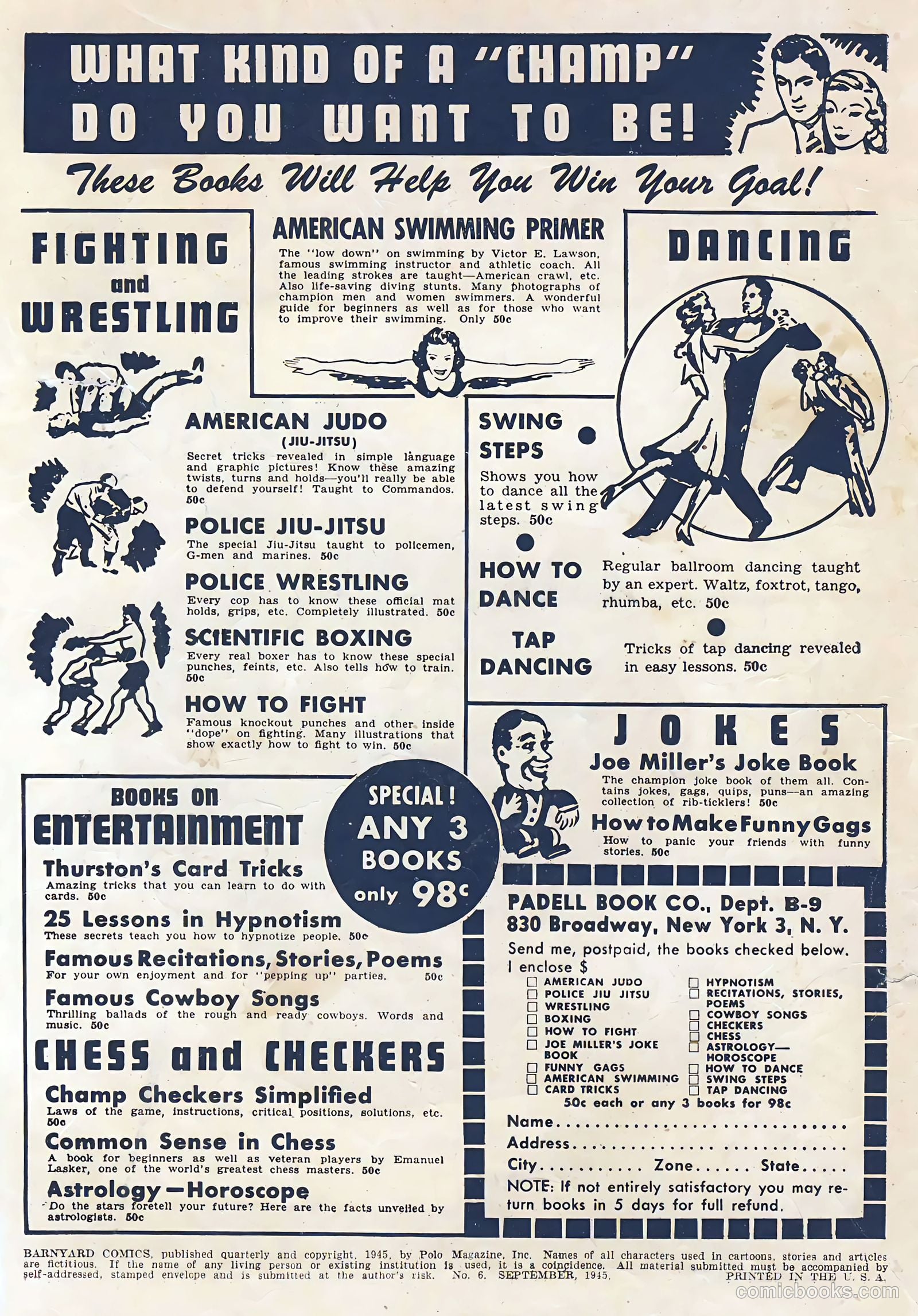 Barnyard Comics #6 (1945) — page 2 of 36