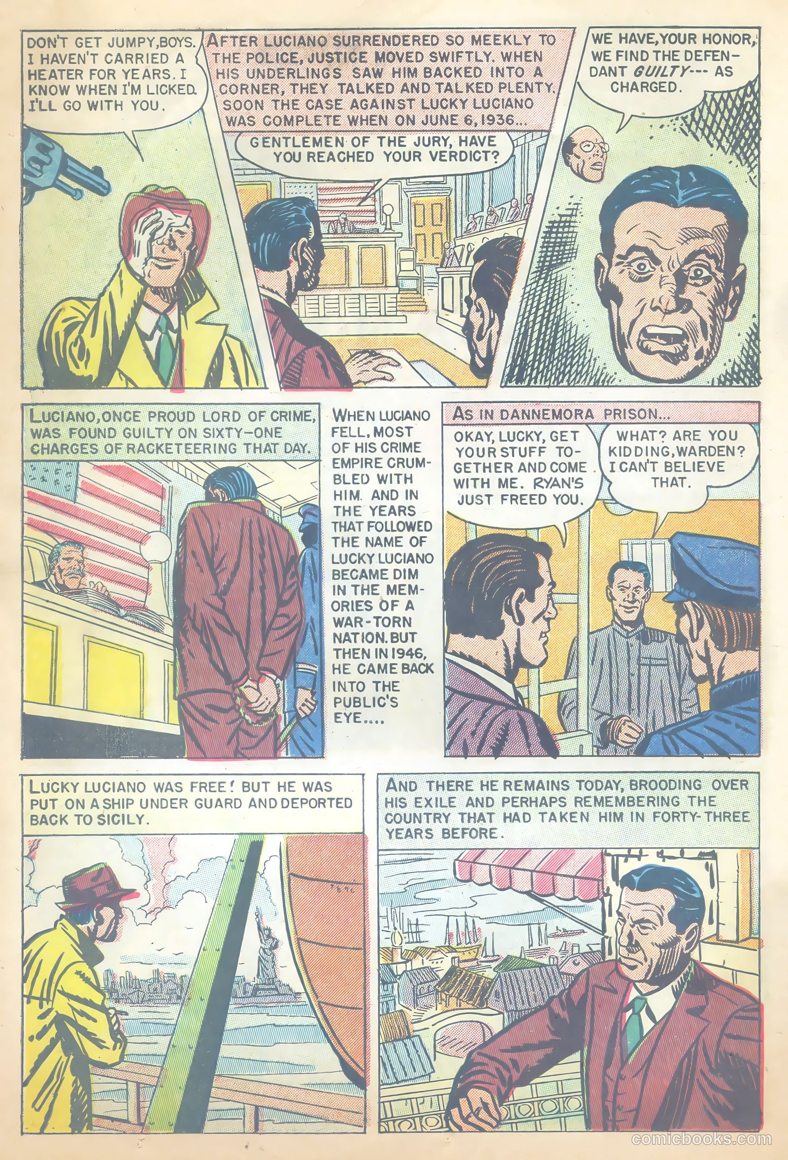 Sensational Police Cases #2 (1954) — page 24 of 37
