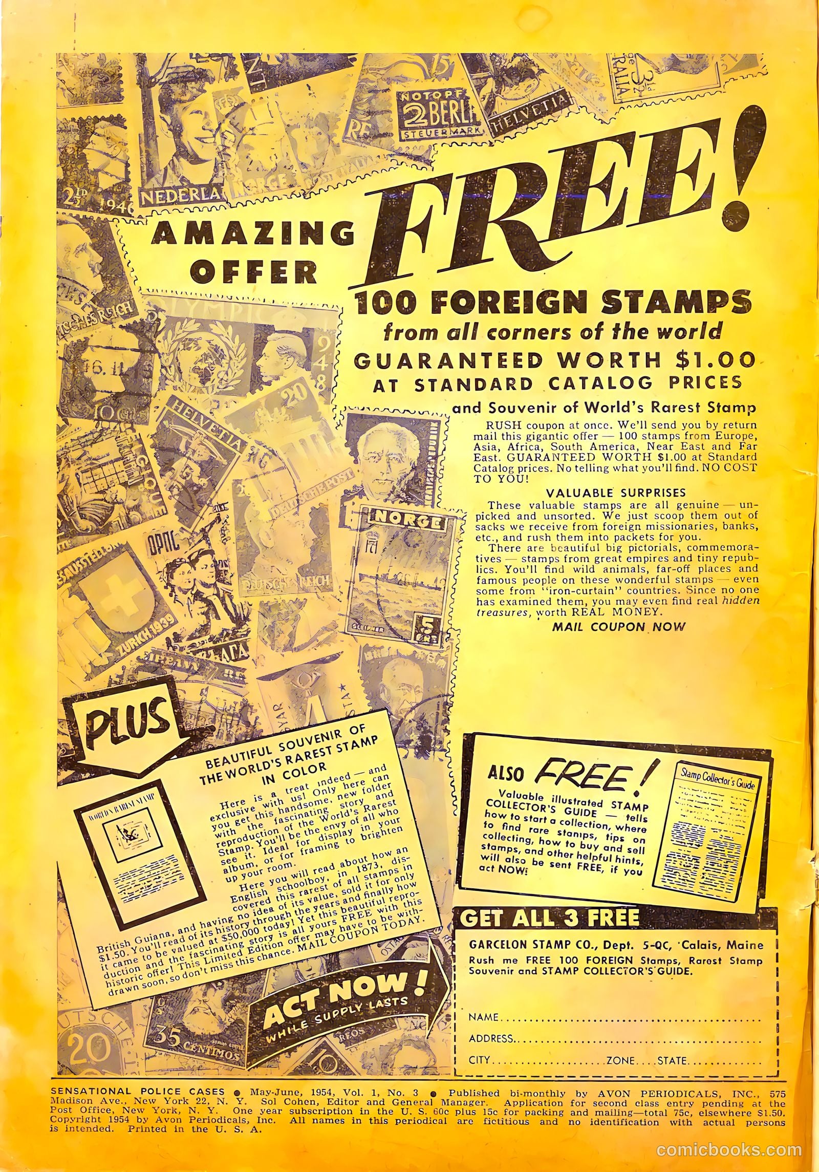 Sensational Police Cases #3 (1954) — page 2 of 36
