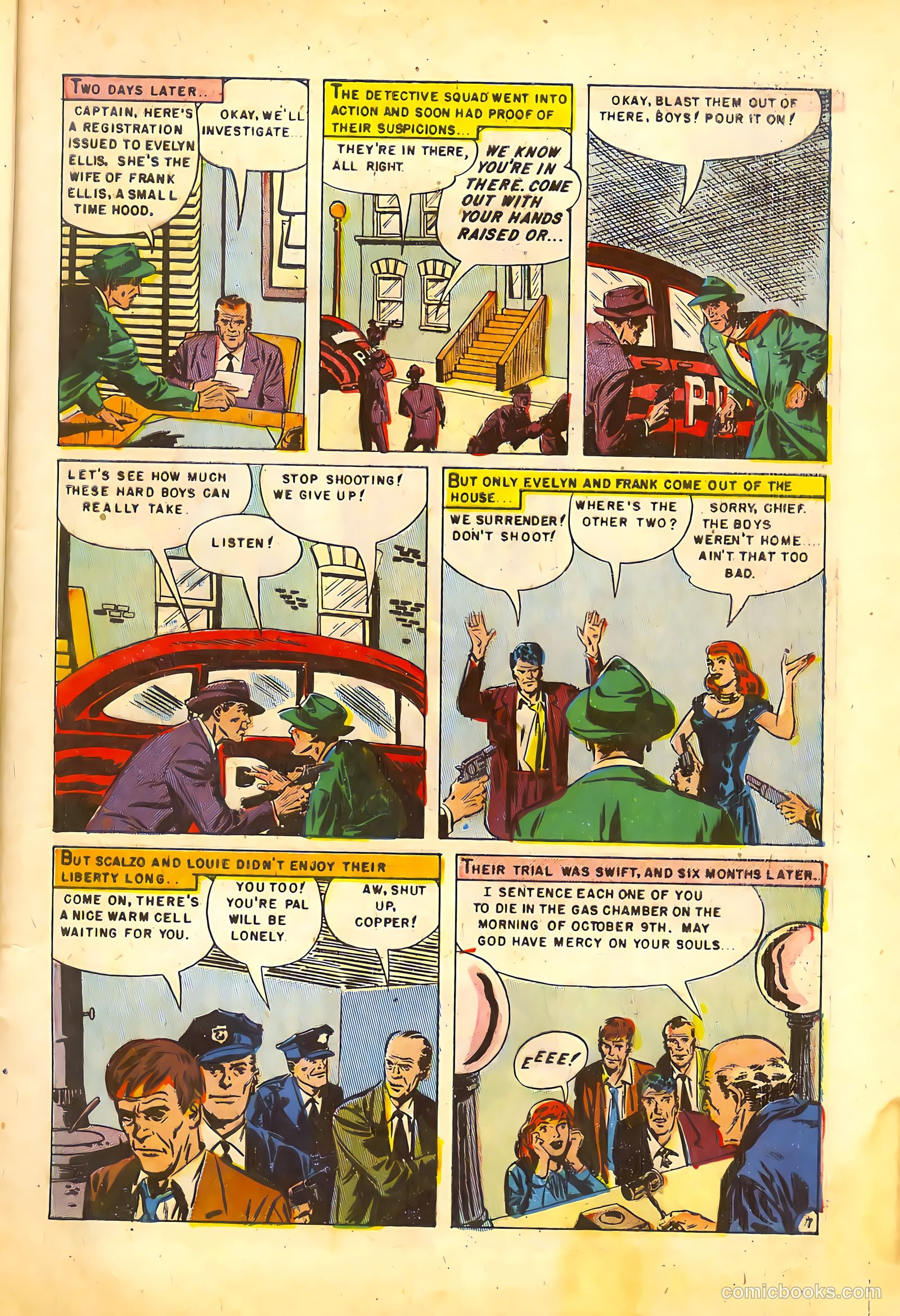 Sensational Police Cases #3 (1954) — page 9 of 36