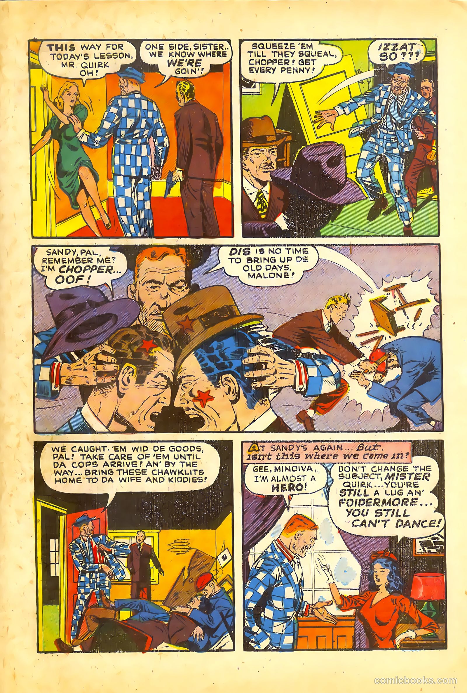 Sensational Police Cases #3 (1954) — page 33 of 36