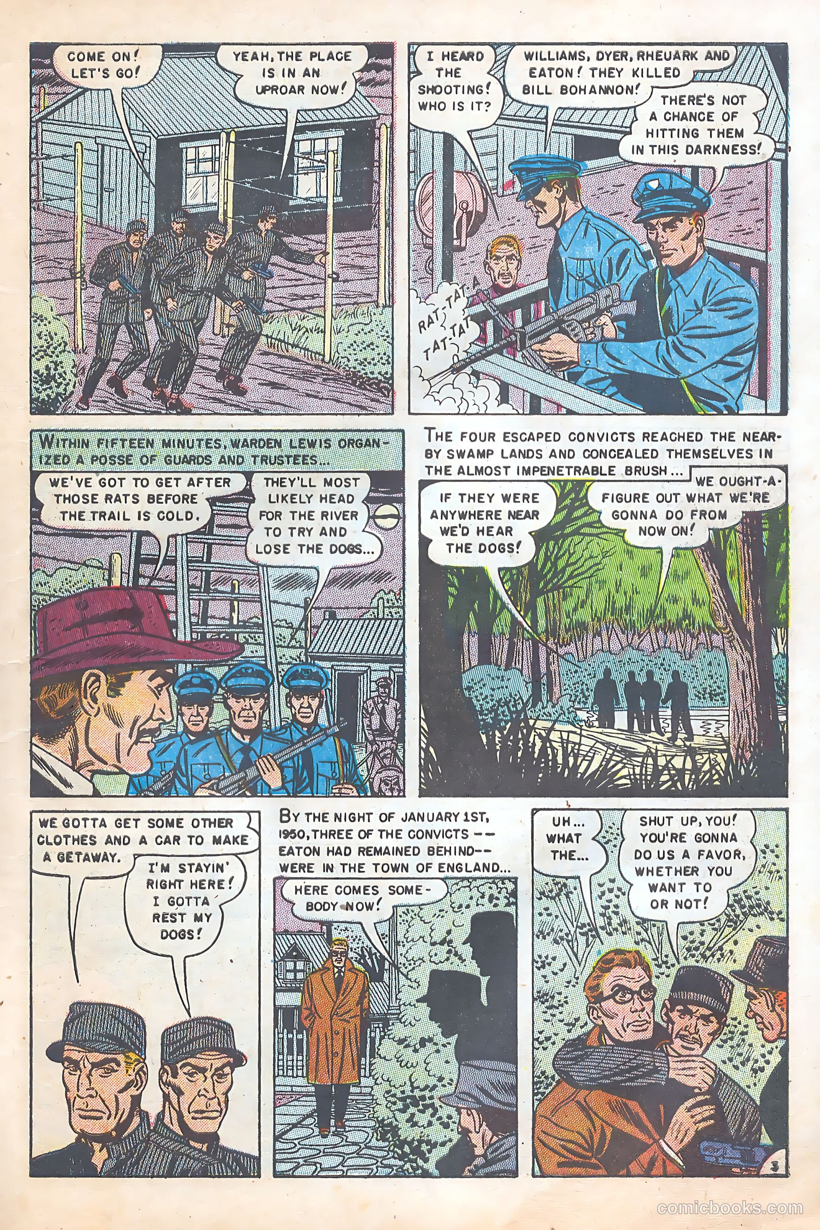 Sensational Police Cases #4 (1954) — page 5 of 37
