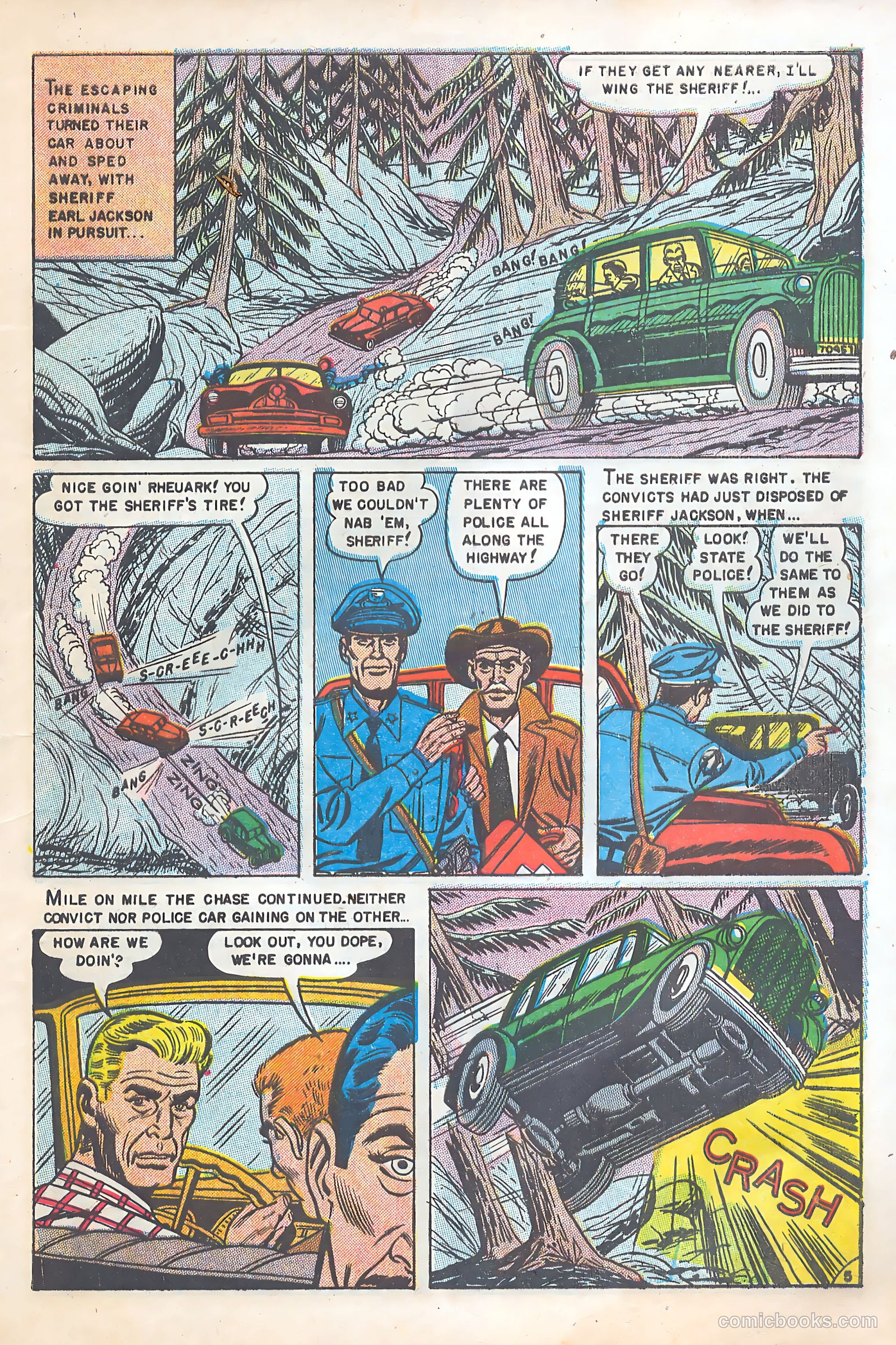 Sensational Police Cases #4 (1954) — page 7 of 37