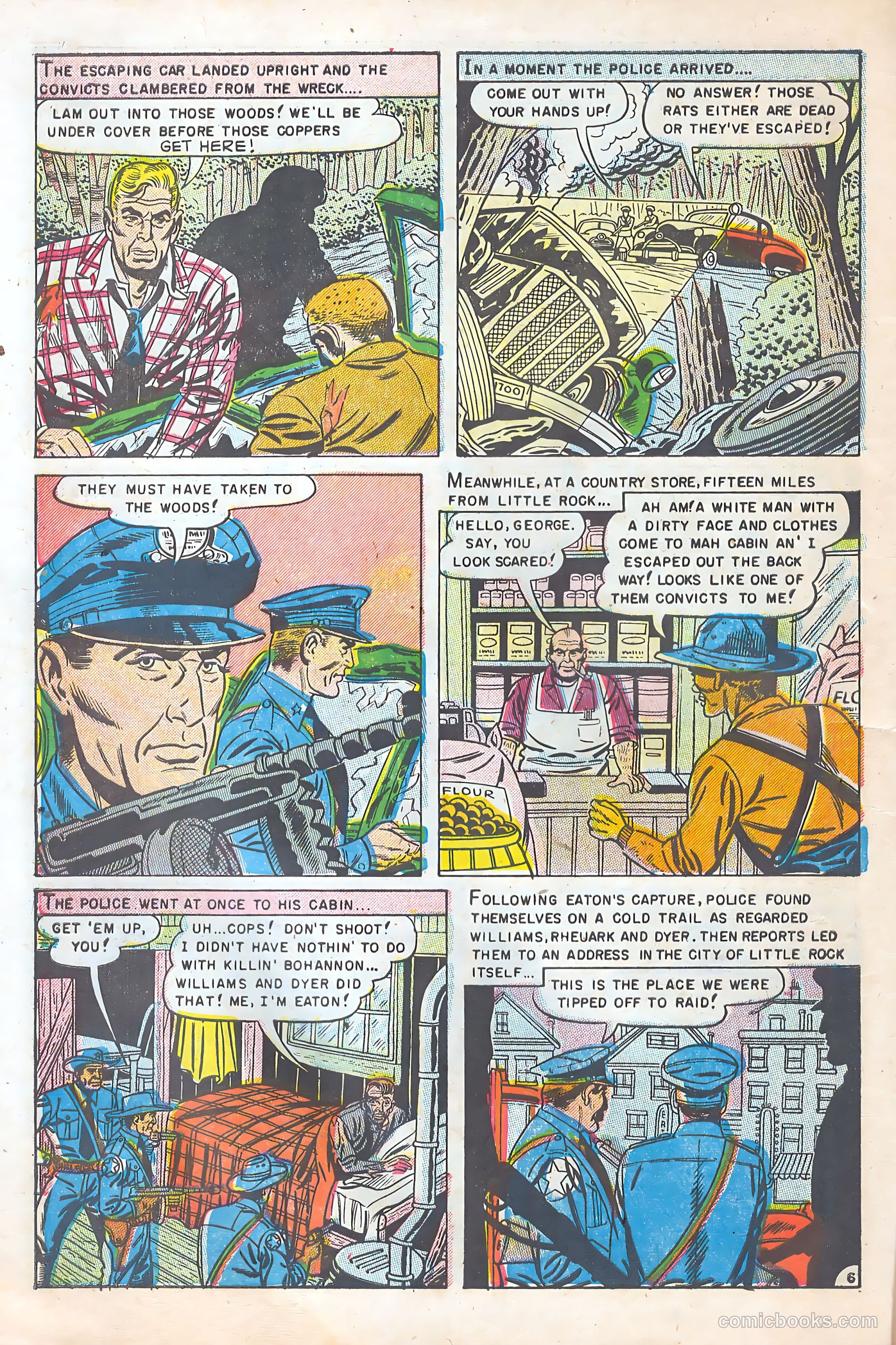 Sensational Police Cases #4 (1954) — page 8 of 37