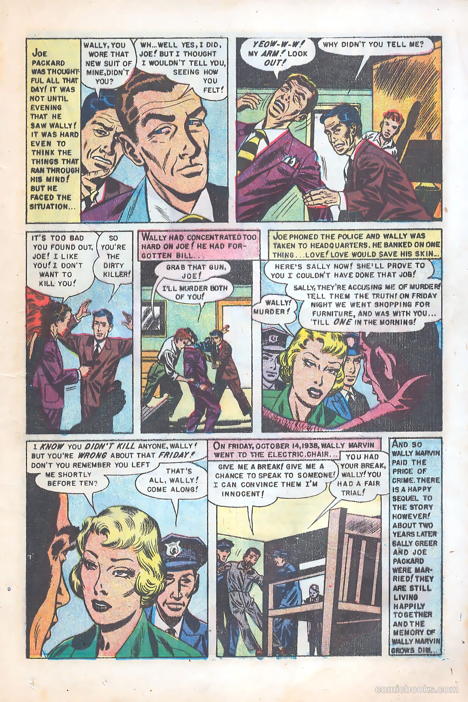 Sensational Police Cases #4 (1954) — page 17 of 37