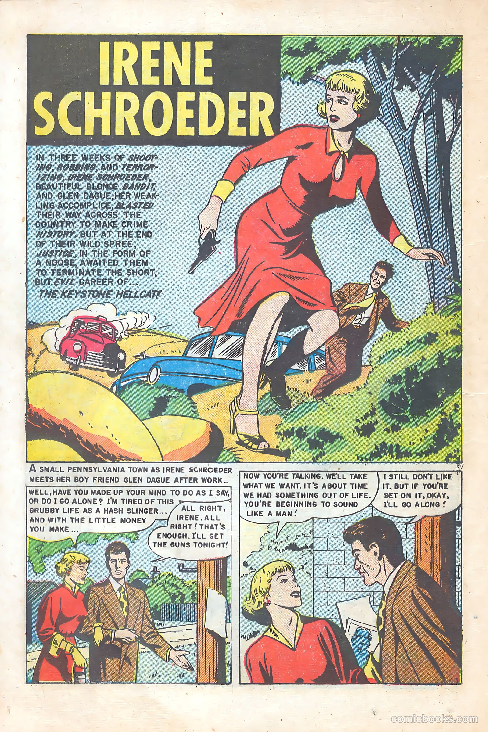 Sensational Police Cases #4 (1954) — page 18 of 37