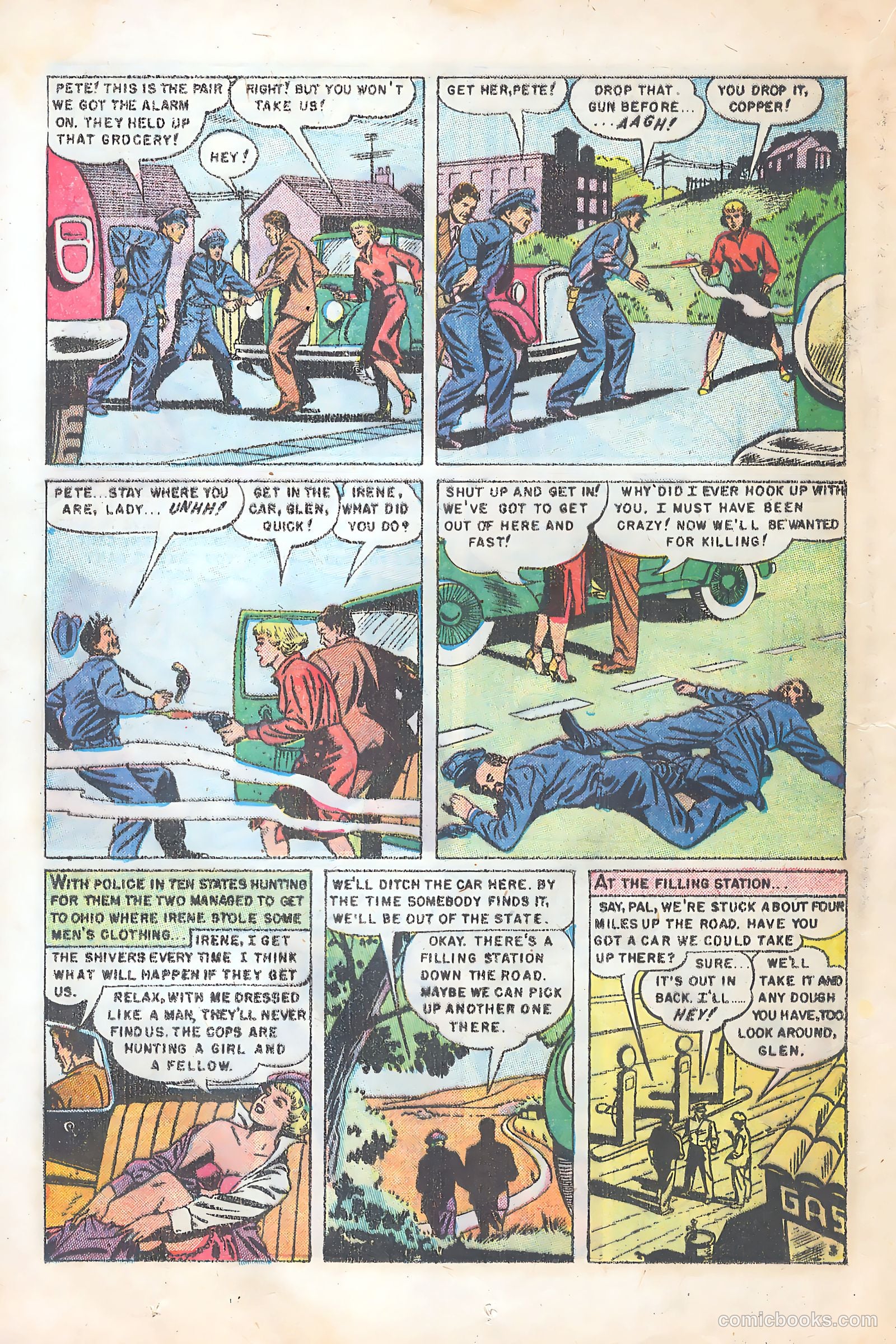 Sensational Police Cases #4 (1954) — page 20 of 37
