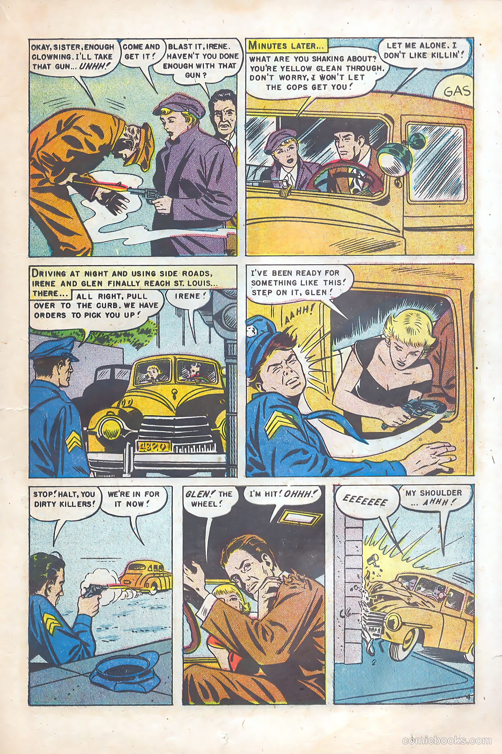 Sensational Police Cases #4 (1954) — page 21 of 37