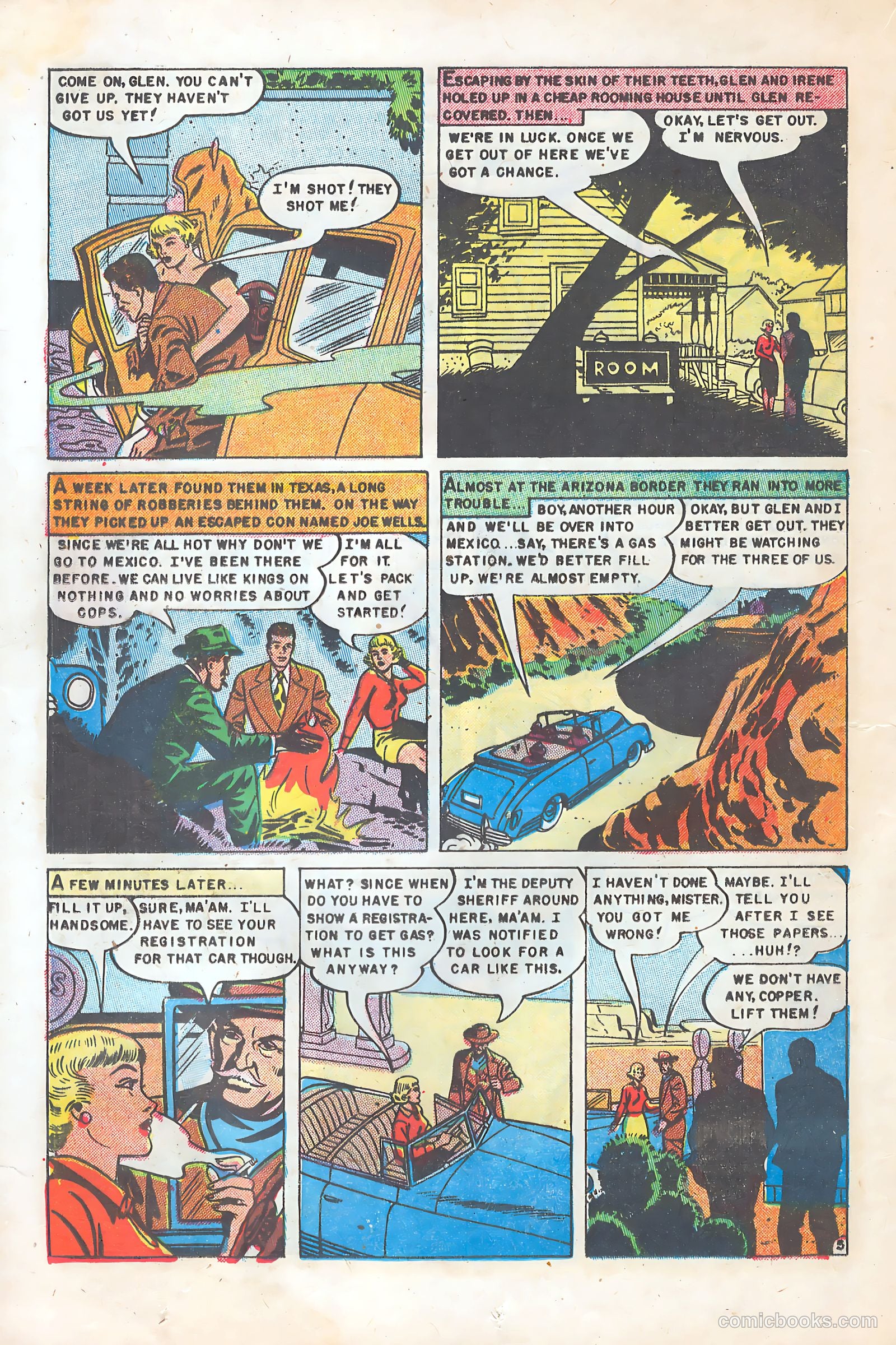 Sensational Police Cases #4 (1954) — page 22 of 37