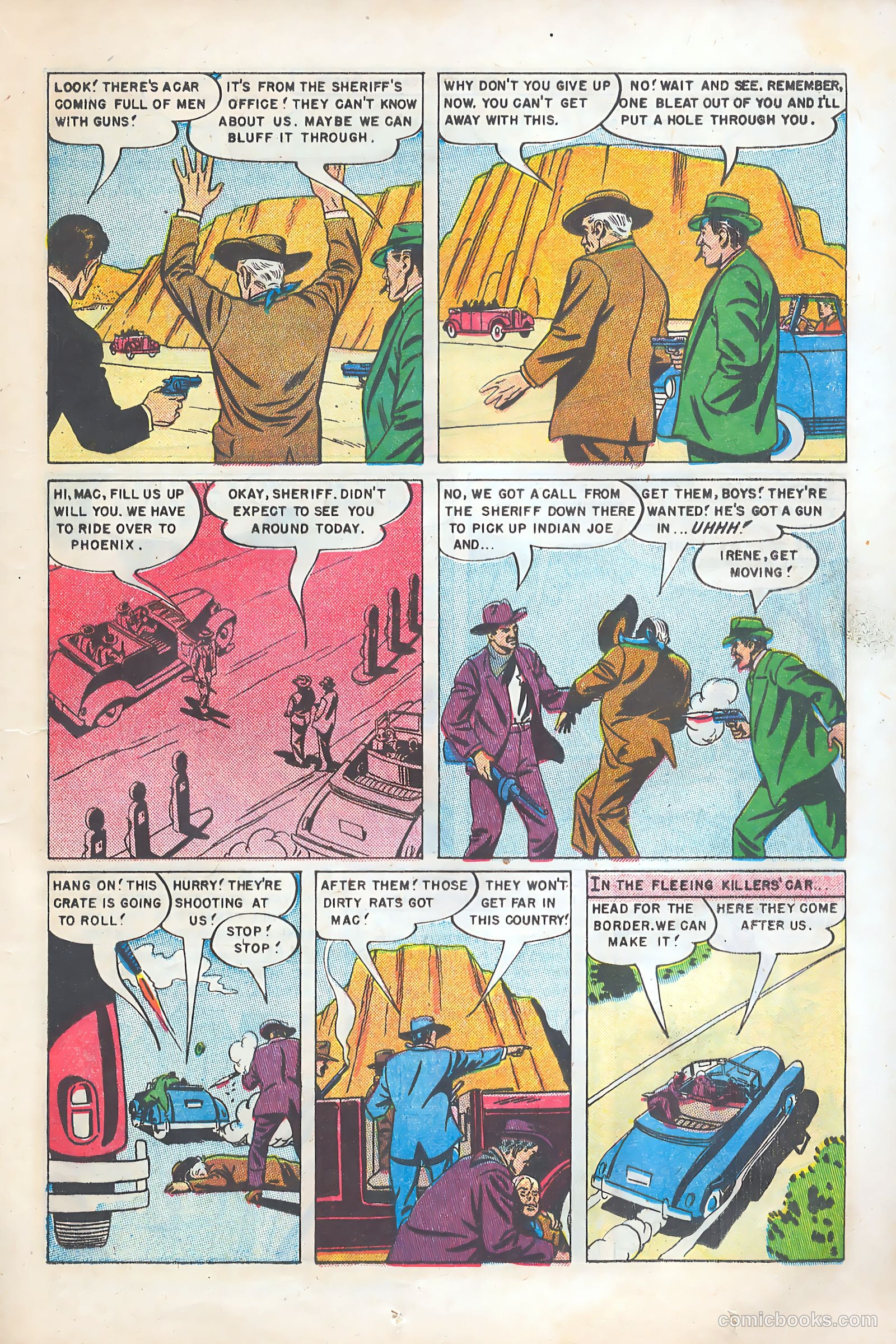 Sensational Police Cases #4 (1954) — page 23 of 37