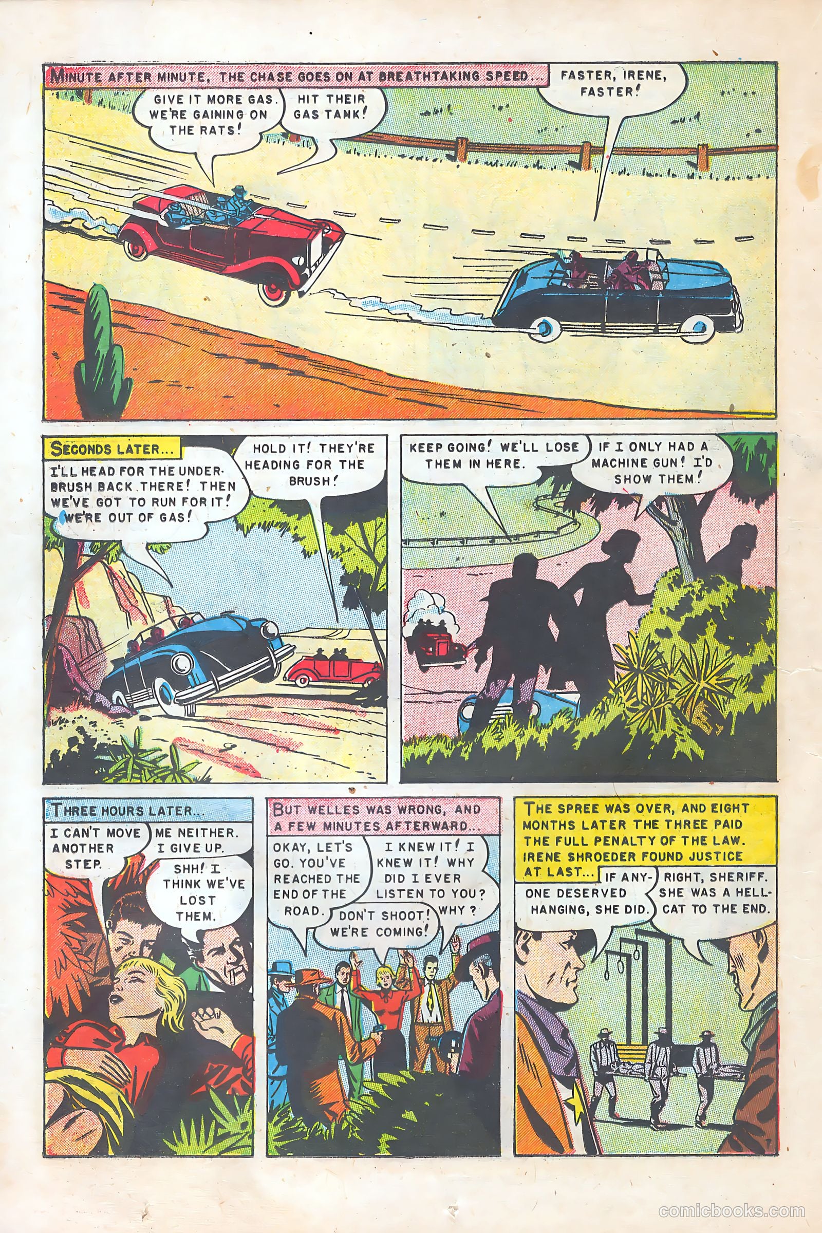 Sensational Police Cases #4 (1954) — page 24 of 37