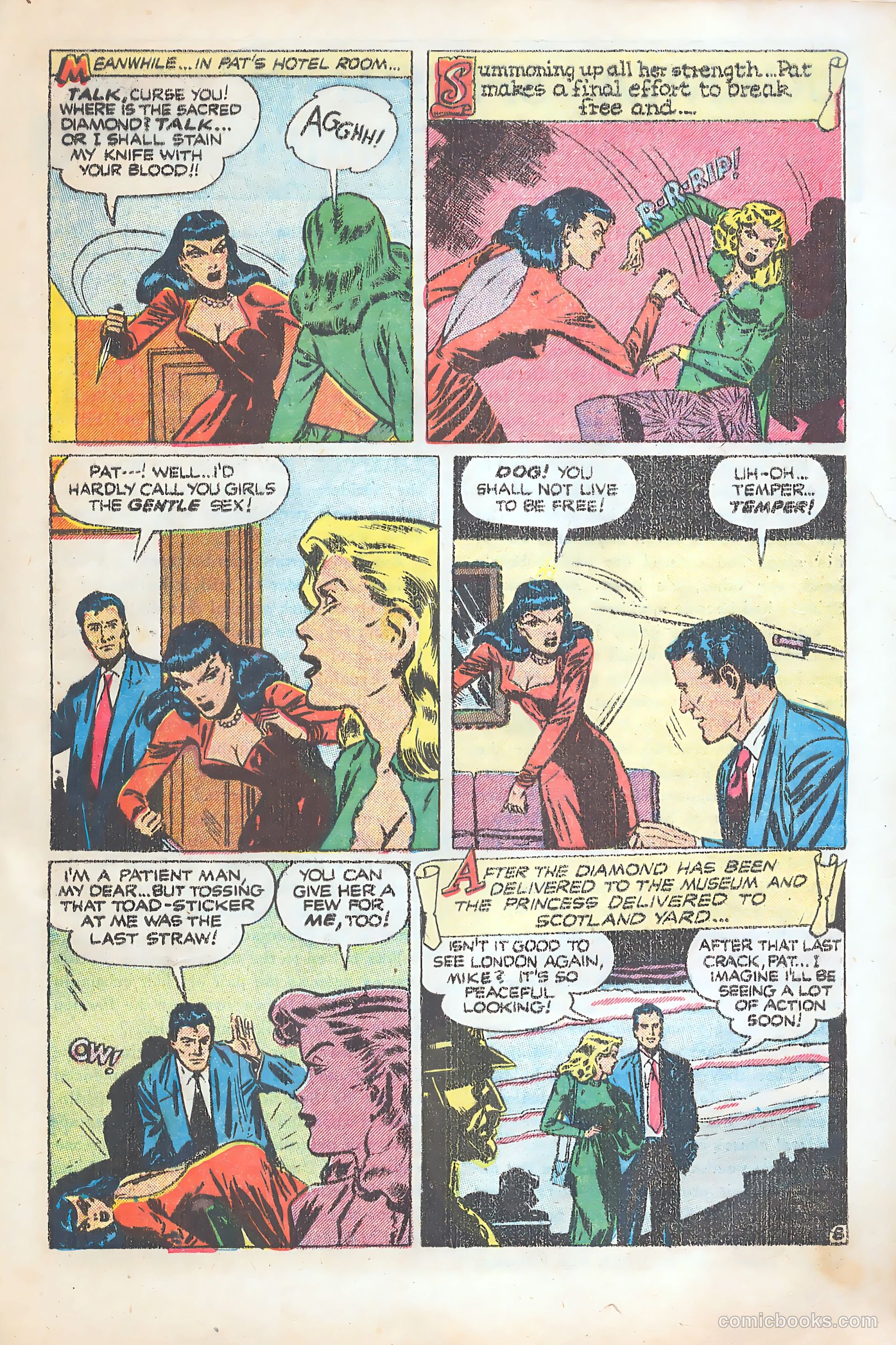 Sensational Police Cases #4 (1954) — page 33 of 37