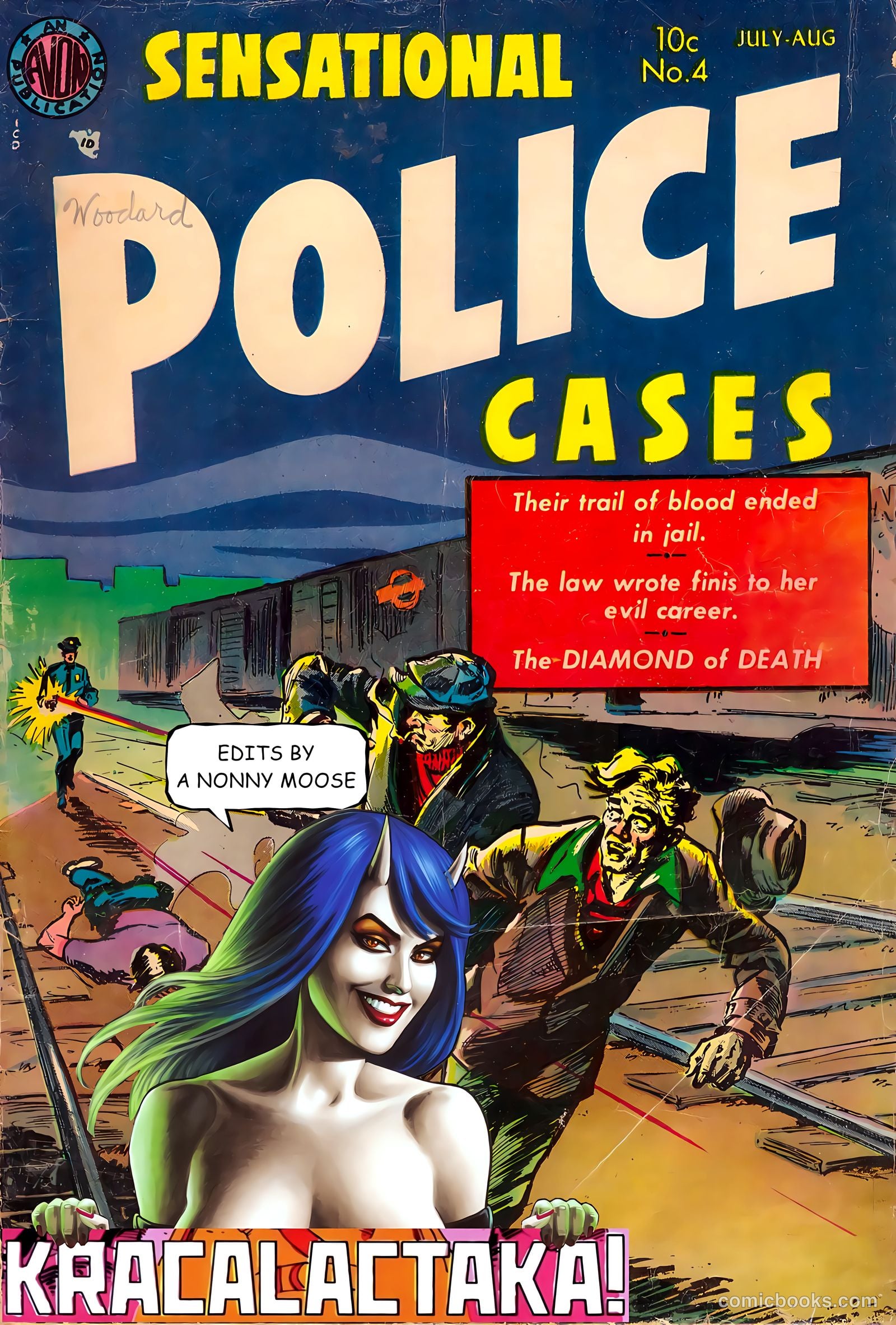 Sensational Police Cases #4 (1954) — page 37 of 37