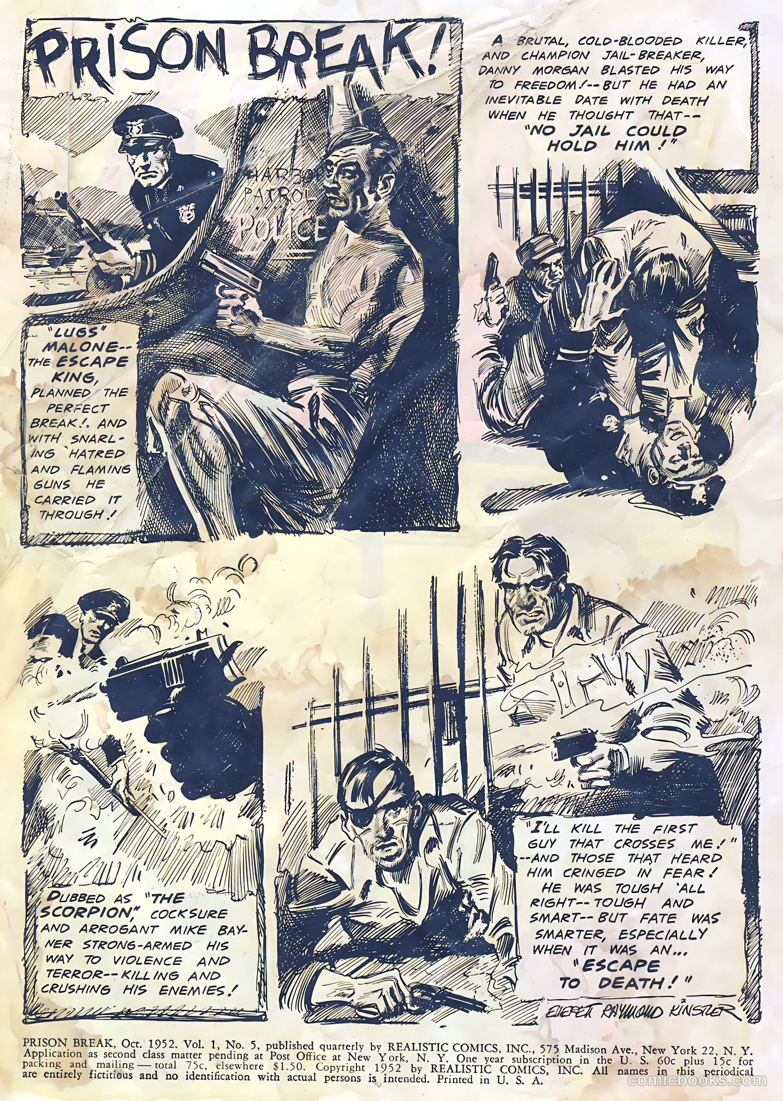 Sensational Police Cases #5 (1958) — page 2 of 36