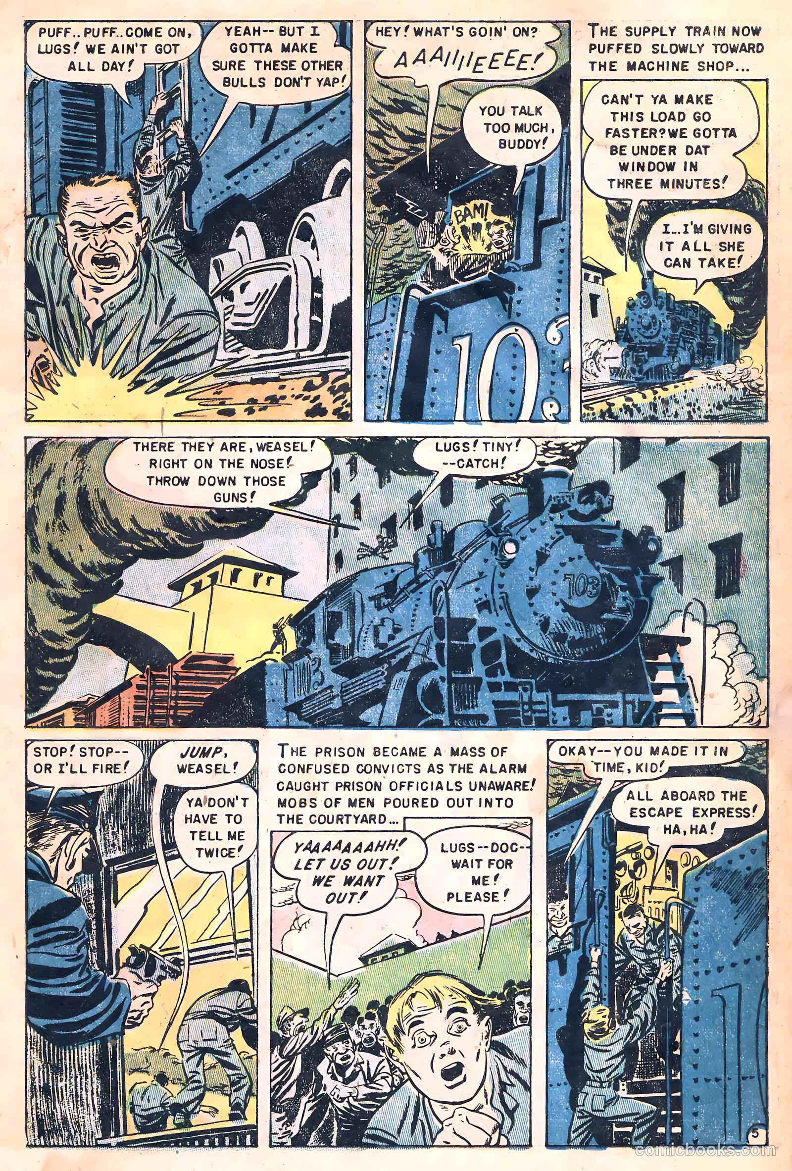 Sensational Police Cases #5 (1958) — page 7 of 36