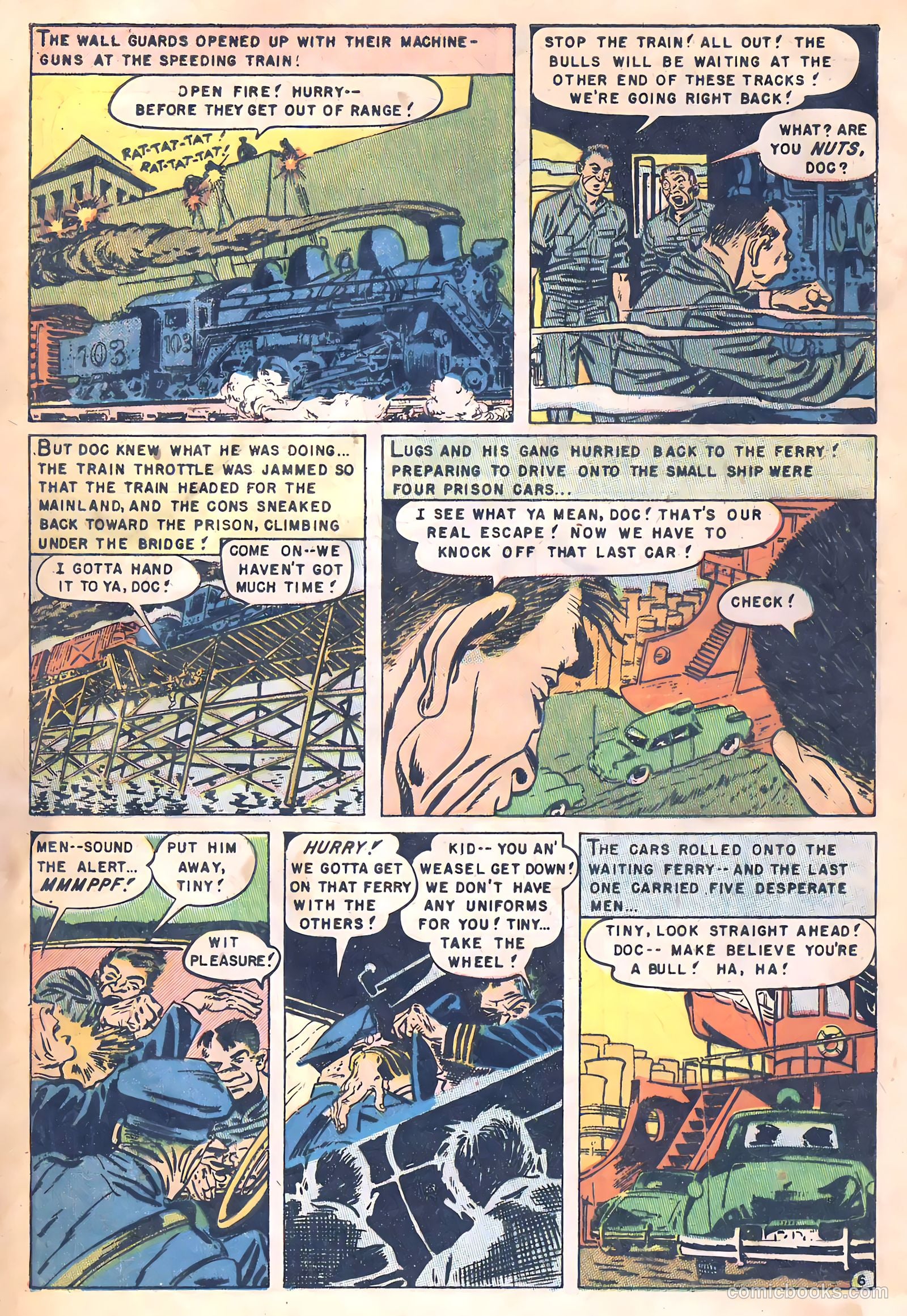 Sensational Police Cases #5 (1958) — page 8 of 36