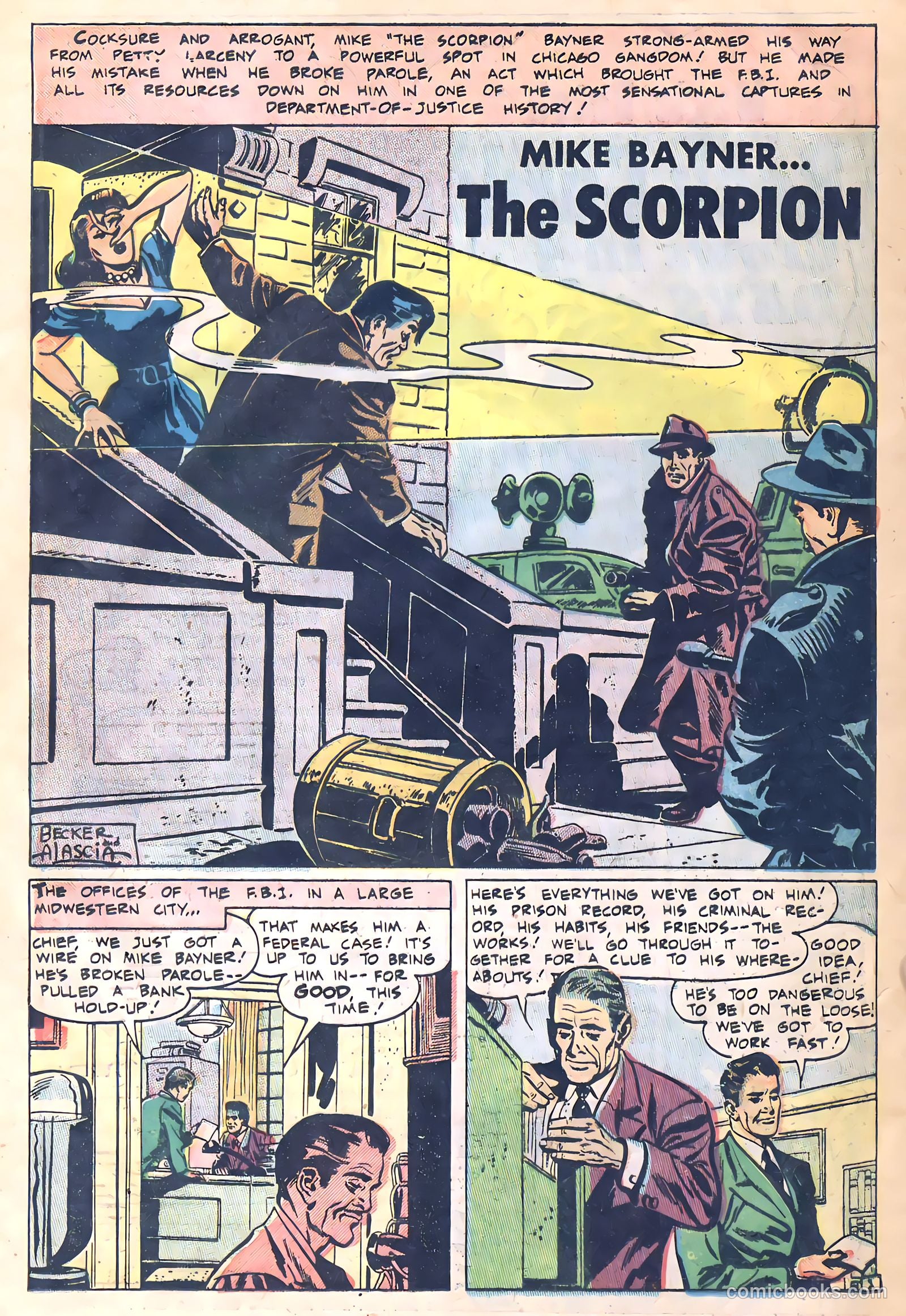 Sensational Police Cases #5 (1958) — page 20 of 36