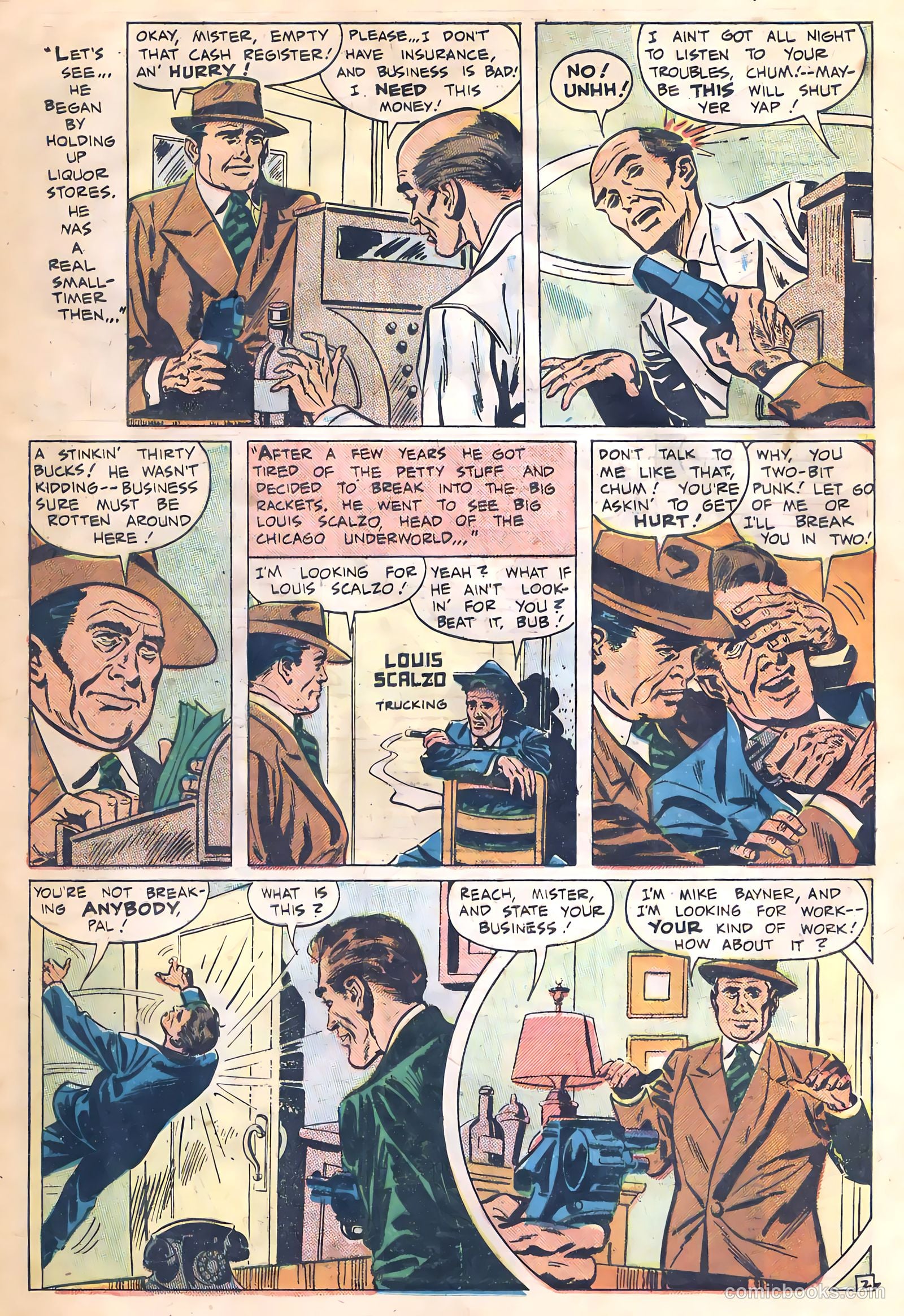 Sensational Police Cases #5 (1958) — page 21 of 36