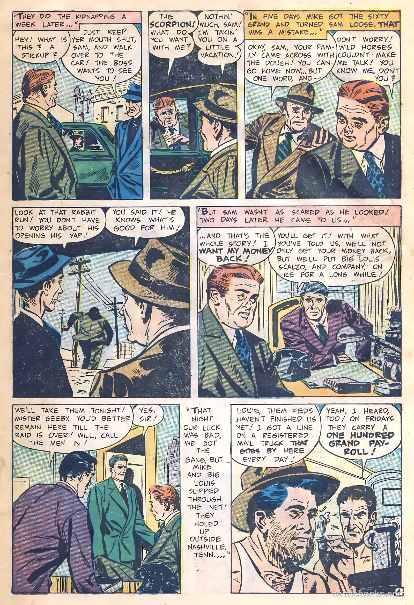 Sensational Police Cases #5 (1958) — page 23 of 36