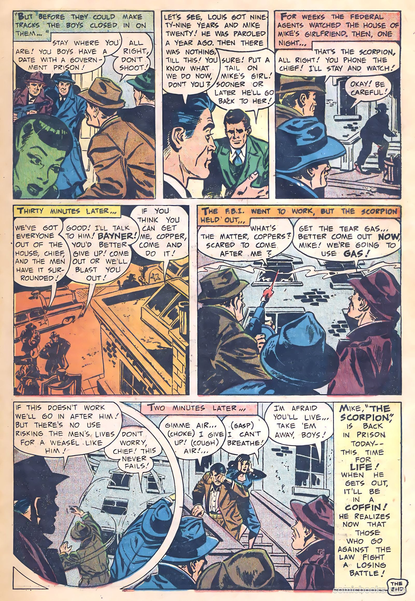 Sensational Police Cases #5 (1958) — page 25 of 36
