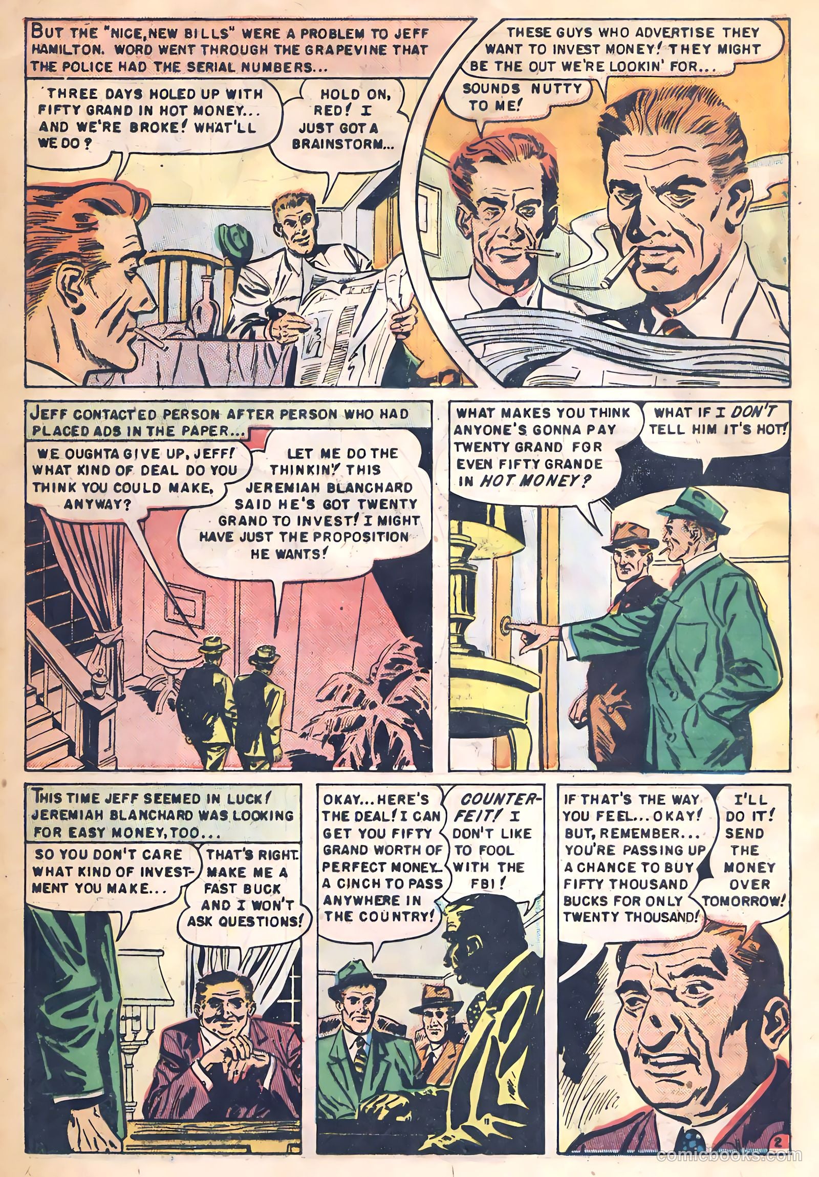 Sensational Police Cases #5 (1958) — page 29 of 36
